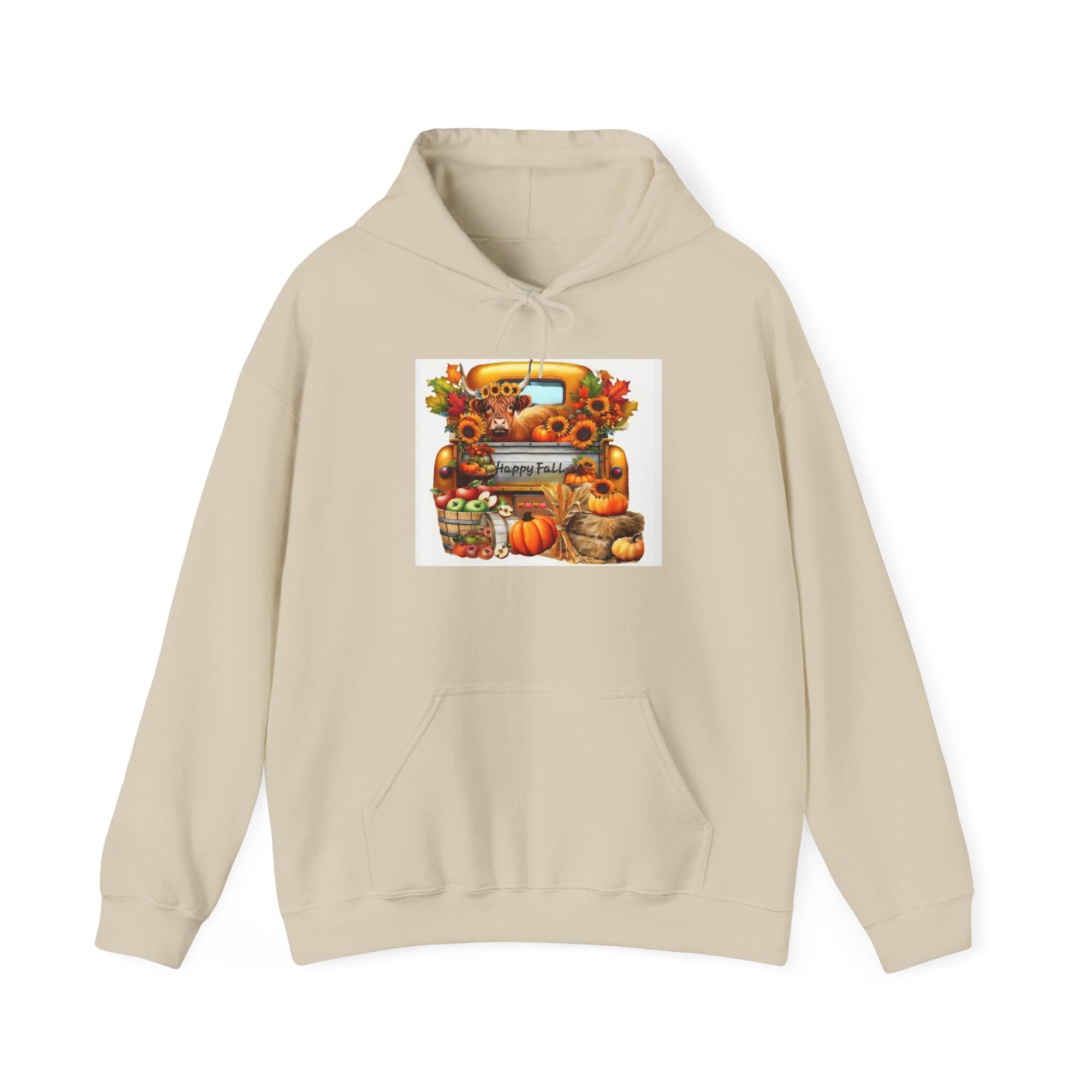 Autumn Harvest Hoodie, Cozy Fall Sweatshirt, Thanksgiving Gift, Pumpkin Patch Apparel, Unisex Hooded Sweatshirt