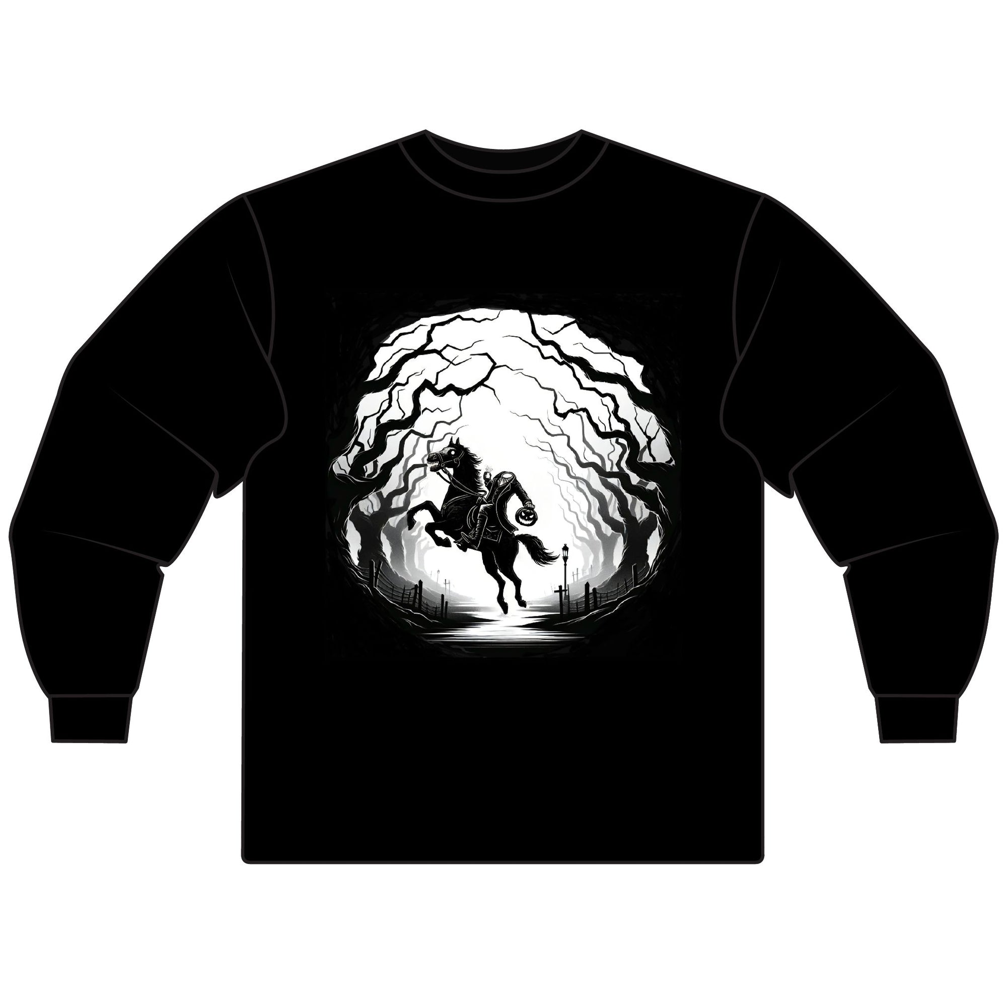 Mystical Horse Long Sleeve Tee, Unisex Shirt for Horse Lovers, Cozy T-Shirt, Gift for Animal Lovers, Perfect for Fall