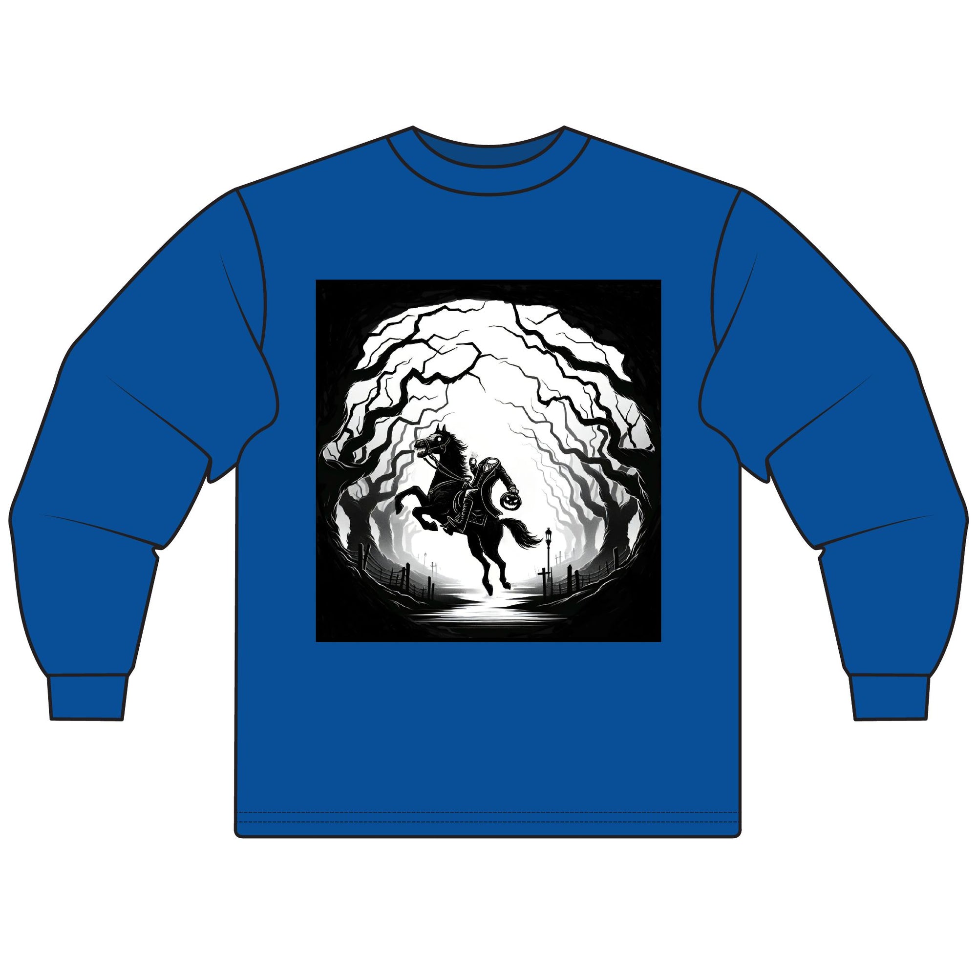 Mystical Horse Long Sleeve Tee, Unisex Shirt for Horse Lovers, Cozy T-Shirt, Gift for Animal Lovers, Perfect for Fall