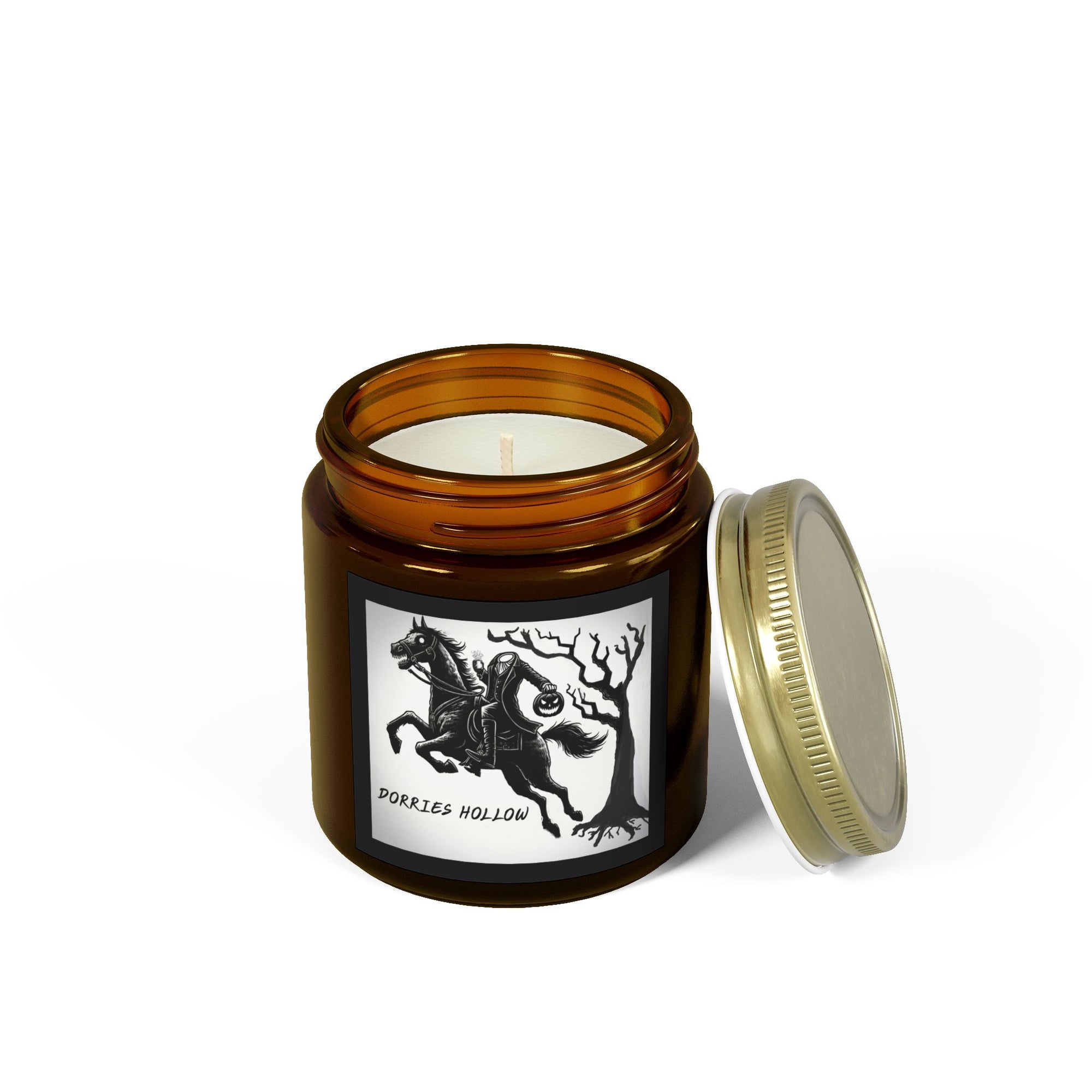 Eerie Scented Candle, Spooky Home Decor, Witchy Gift, Perfect for Halloween, Cozy Candlelight, Haunted Atmosphere