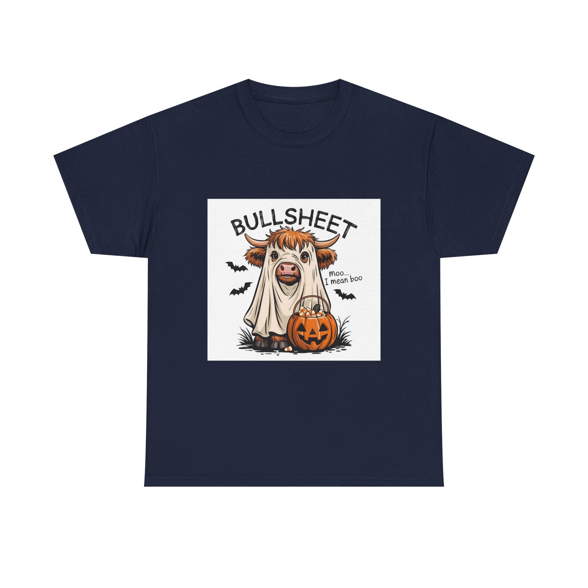 Halloween Cow T-Shirt | Cute Unisex Tee for Fall Festivities | Perfect for Halloween Parties, Trick or Treat, Farm Lovers