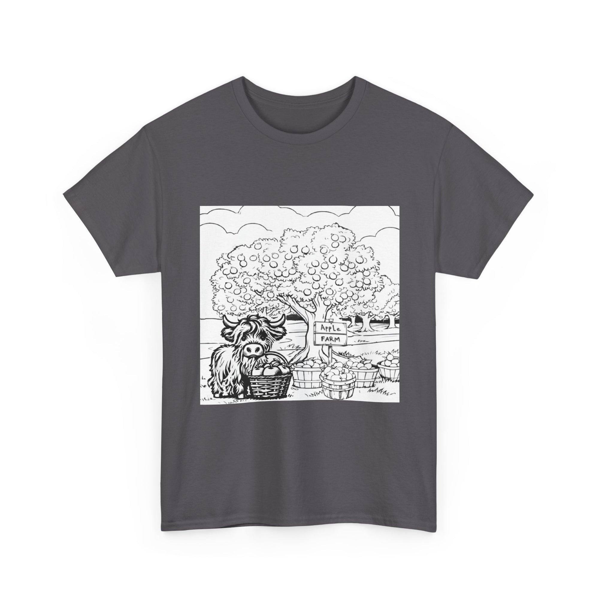Whimsical Farm Life Tee, Casual Graphic Tee for Animal Lovers, Unisex Cotton Shirt for Summer