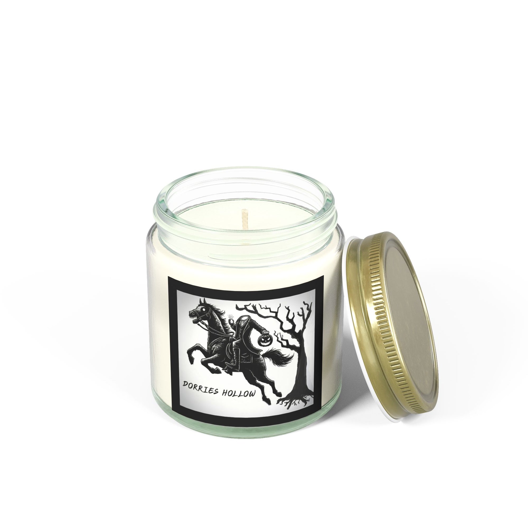 Eerie Scented Candle, Spooky Home Decor, Witchy Gift, Perfect for Halloween, Cozy Candlelight, Haunted Atmosphere
