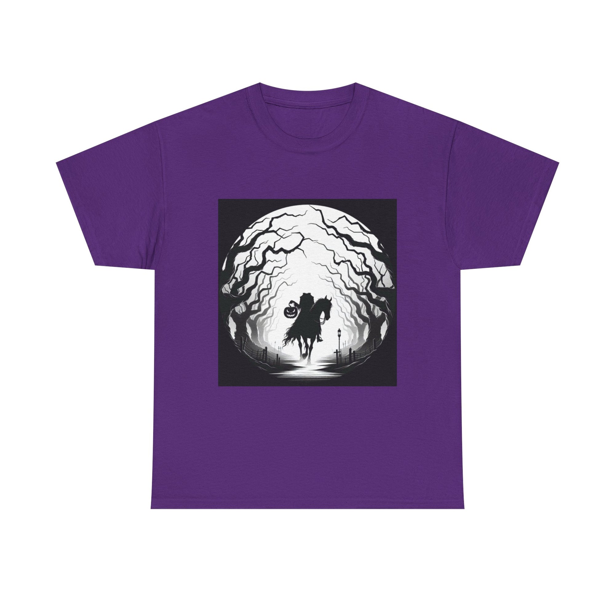 Dark Fantasy Unisex Heavy Cotton Tee, Graphic T-Shirt, Halloween Shirt, Gift for Gamers, Spooky Tee, Casual Wear