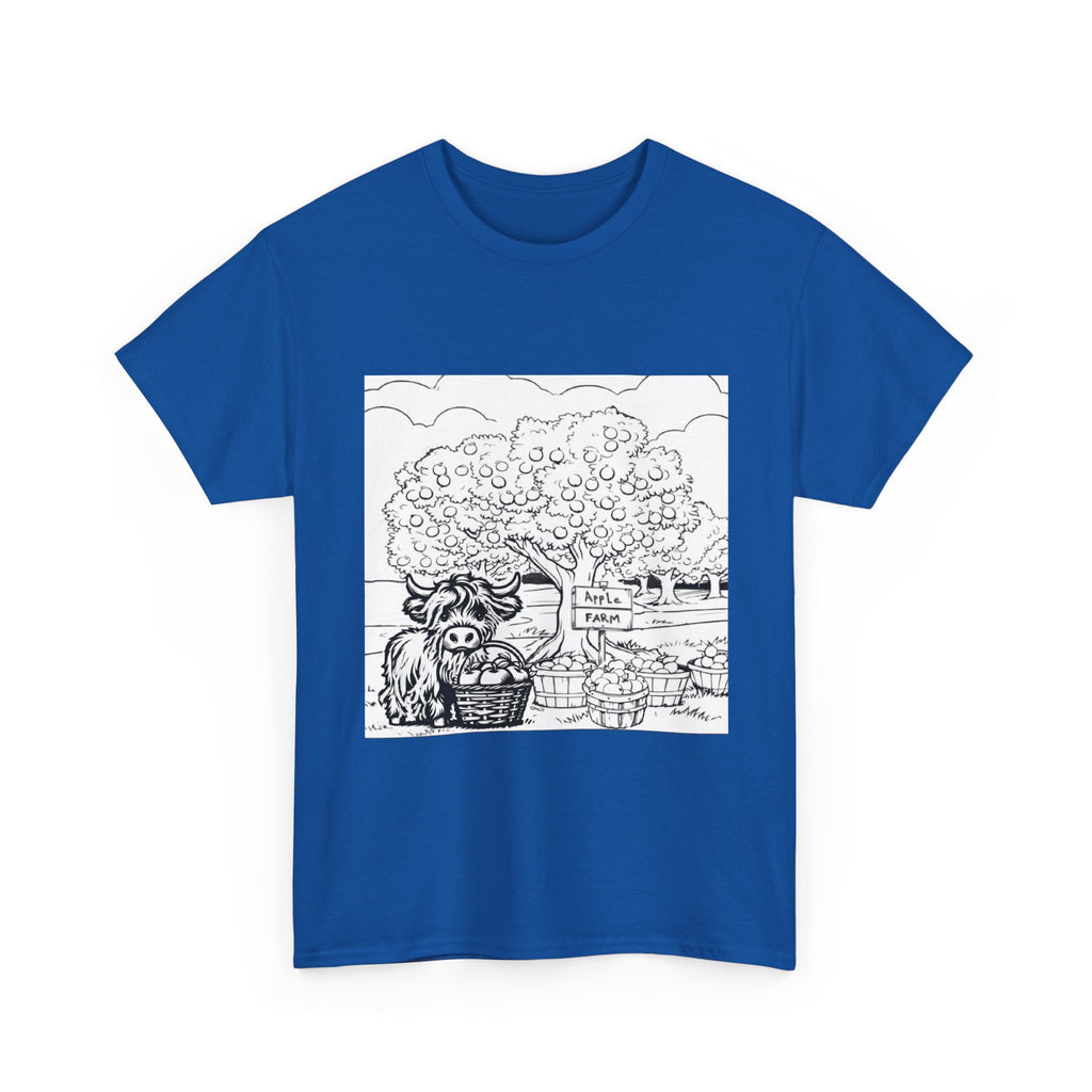 Whimsical Farm Life Tee, Casual Graphic Tee for Animal Lovers, Unisex Cotton Shirt for Summer