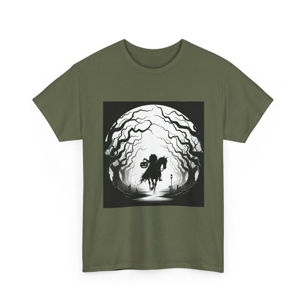 Dark Fantasy Unisex Heavy Cotton Tee, Graphic T-Shirt, Halloween Shirt, Gift for Gamers, Spooky Tee, Casual Wear