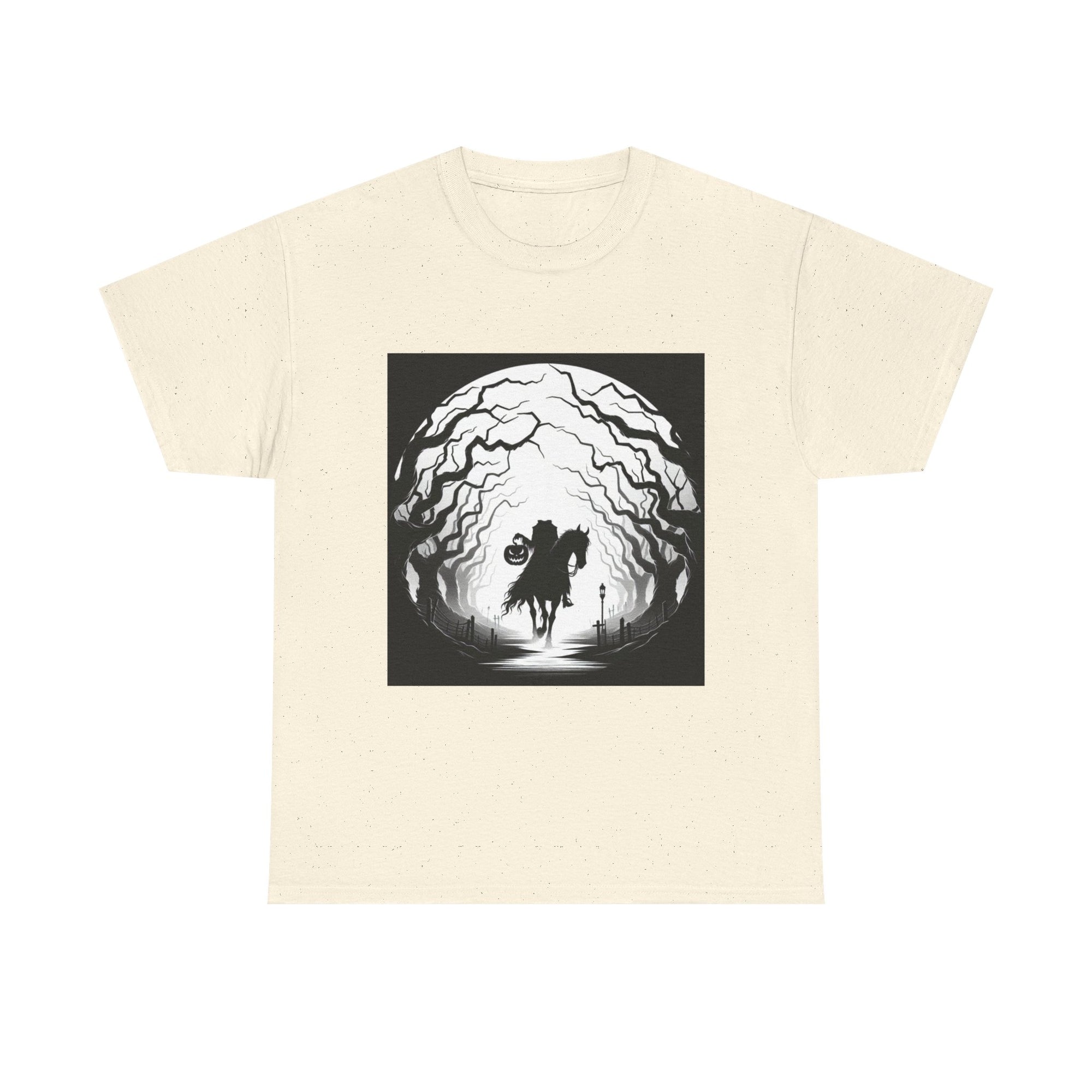 Dark Fantasy Unisex Heavy Cotton Tee, Graphic T-Shirt, Halloween Shirt, Gift for Gamers, Spooky Tee, Casual Wear