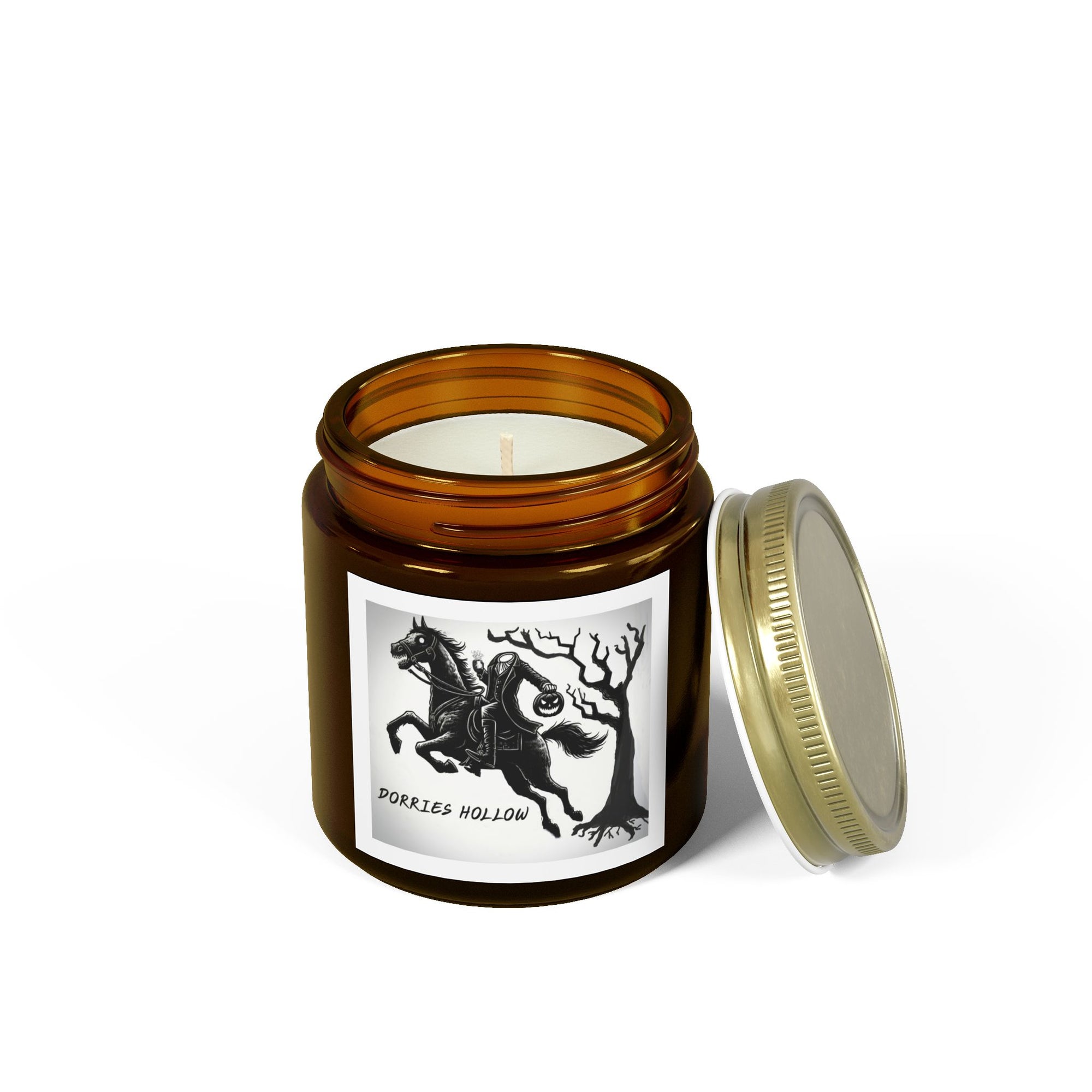 Eerie Scented Candle, Spooky Home Decor, Witchy Gift, Perfect for Halloween, Cozy Candlelight, Haunted Atmosphere