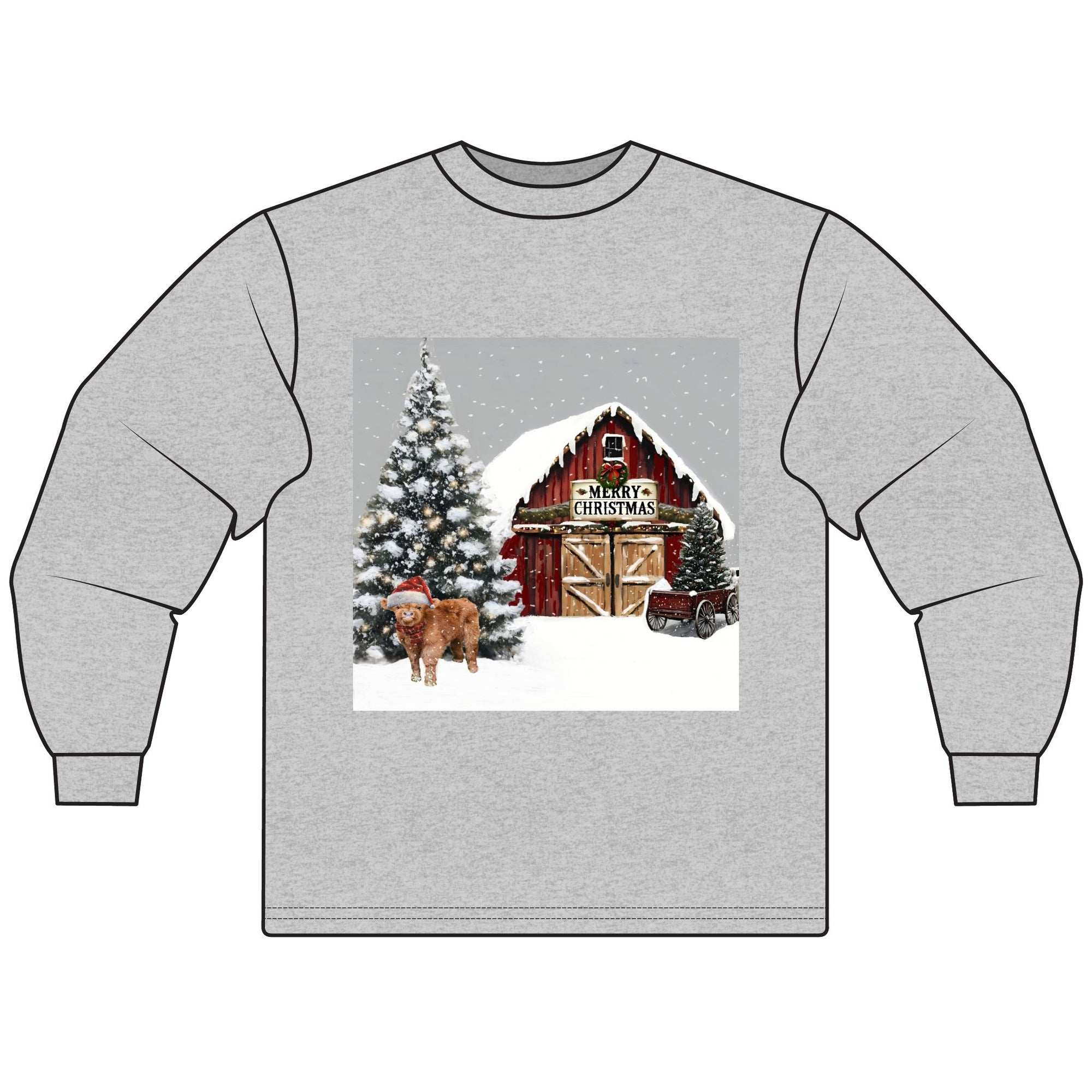 Cozy Christmas Unisex Long Sleeve T-Shirt, Winter Apparel, Holiday Gift, Festive Shirt, Christmas Sweater Alternative