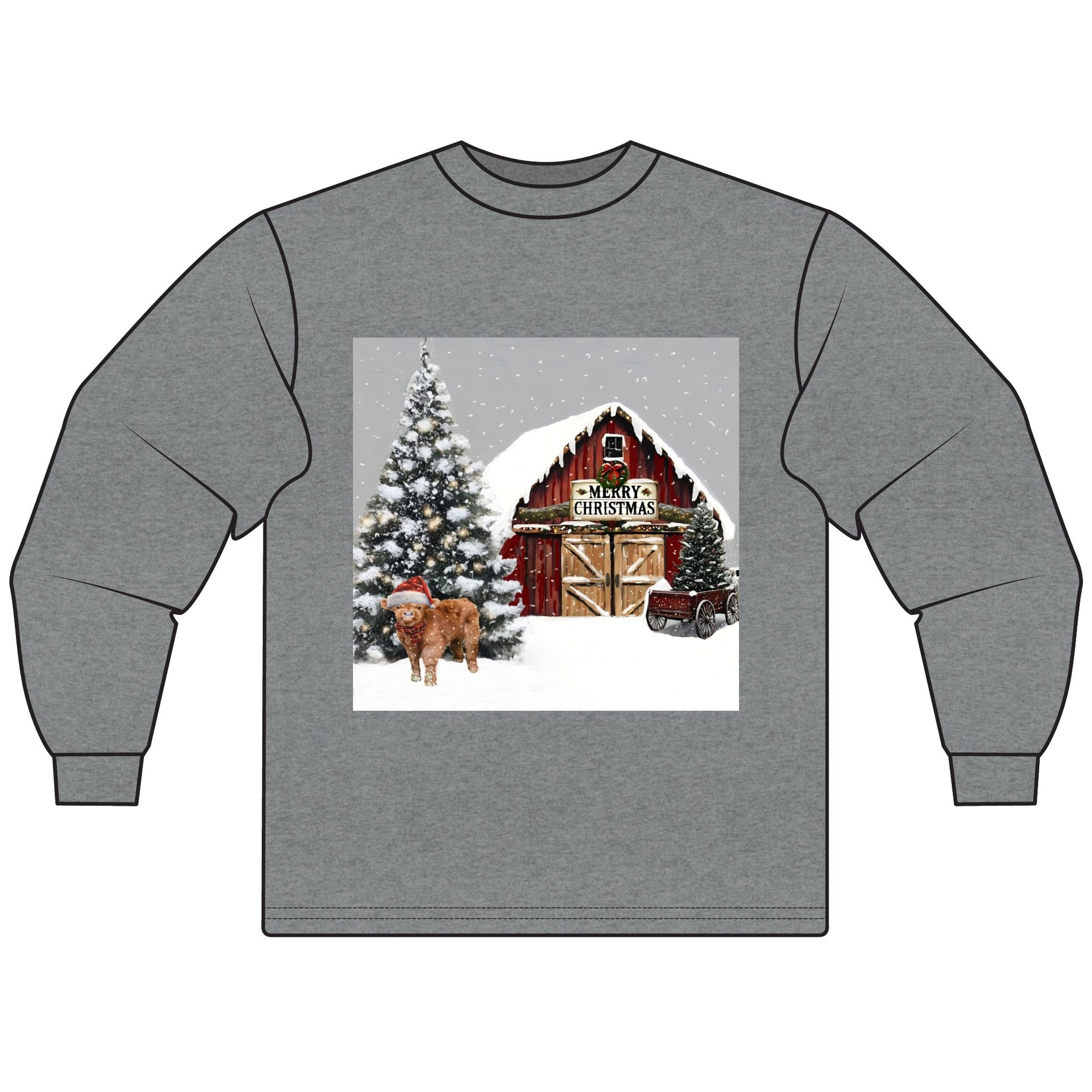 Cozy Christmas Unisex Long Sleeve T-Shirt, Winter Apparel, Holiday Gift, Festive Shirt, Christmas Sweater Alternative