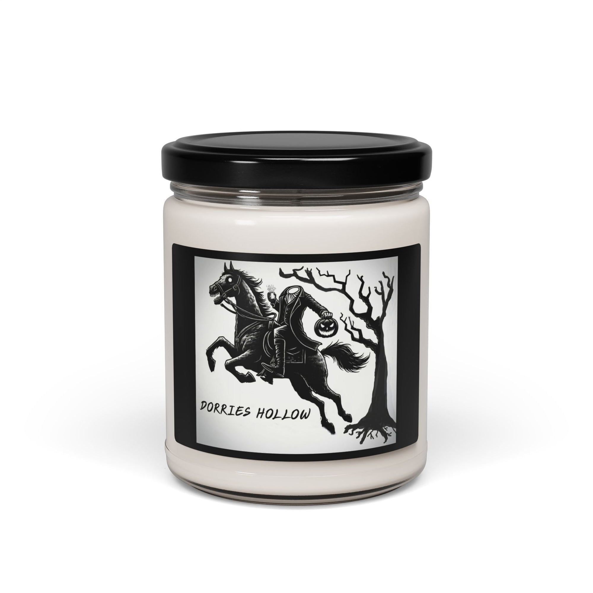 Scented Soy Candle - Dorries Hollow, Cozy Home Fragrance, Eco-friendly Gift, Halloween Decor, Relaxing Atmosphere