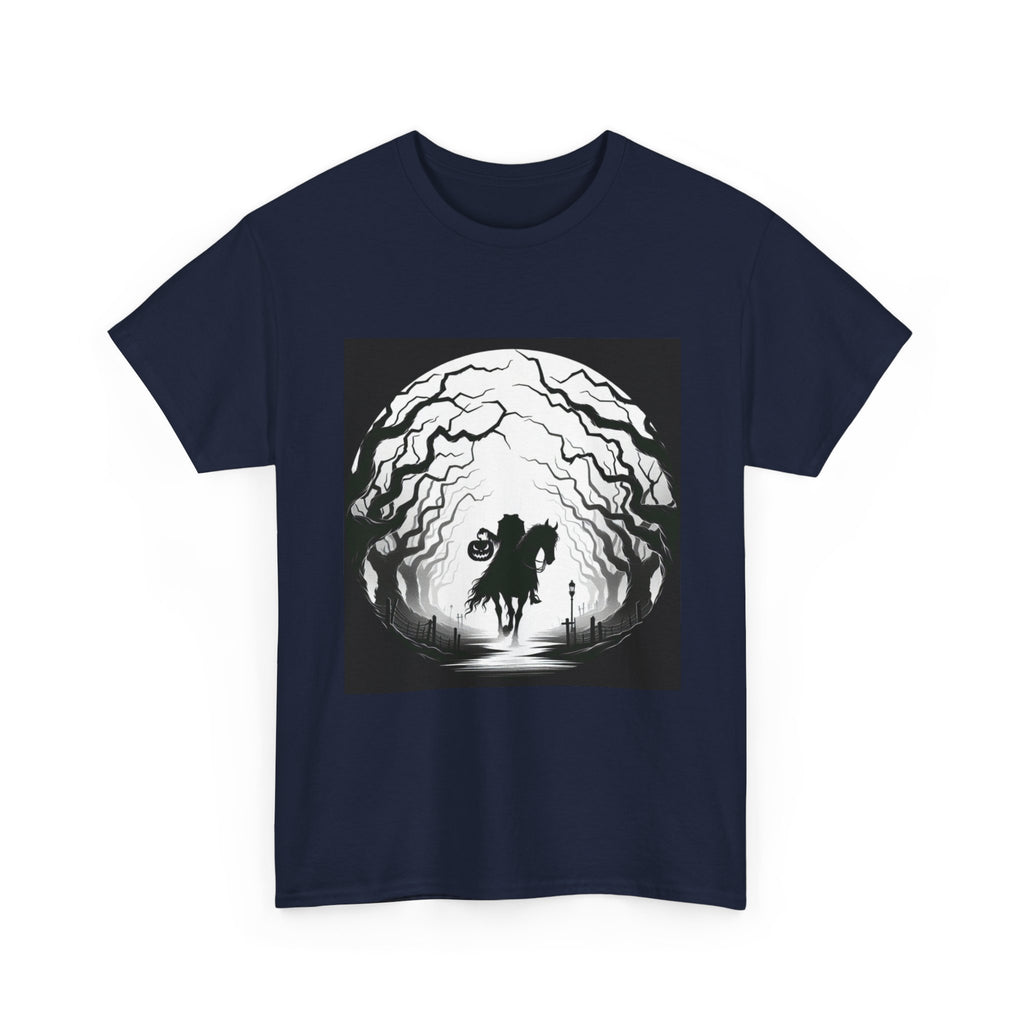 Dark Fantasy Unisex Heavy Cotton Tee, Graphic T-Shirt, Halloween Shirt, Gift for Gamers, Spooky Tee, Casual Wear
