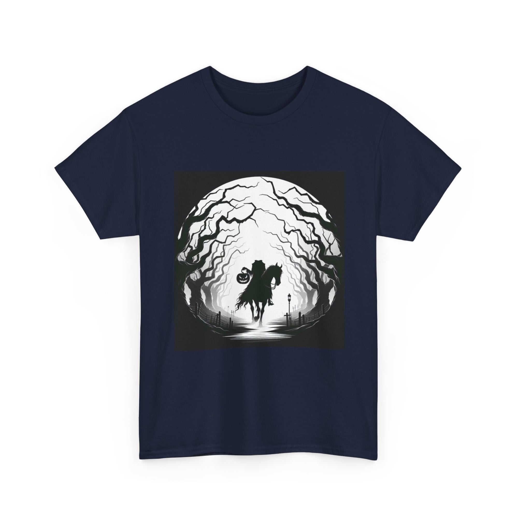 Dark Fantasy Unisex Heavy Cotton Tee, Graphic T-Shirt, Halloween Shirt, Gift for Gamers, Spooky Tee, Casual Wear