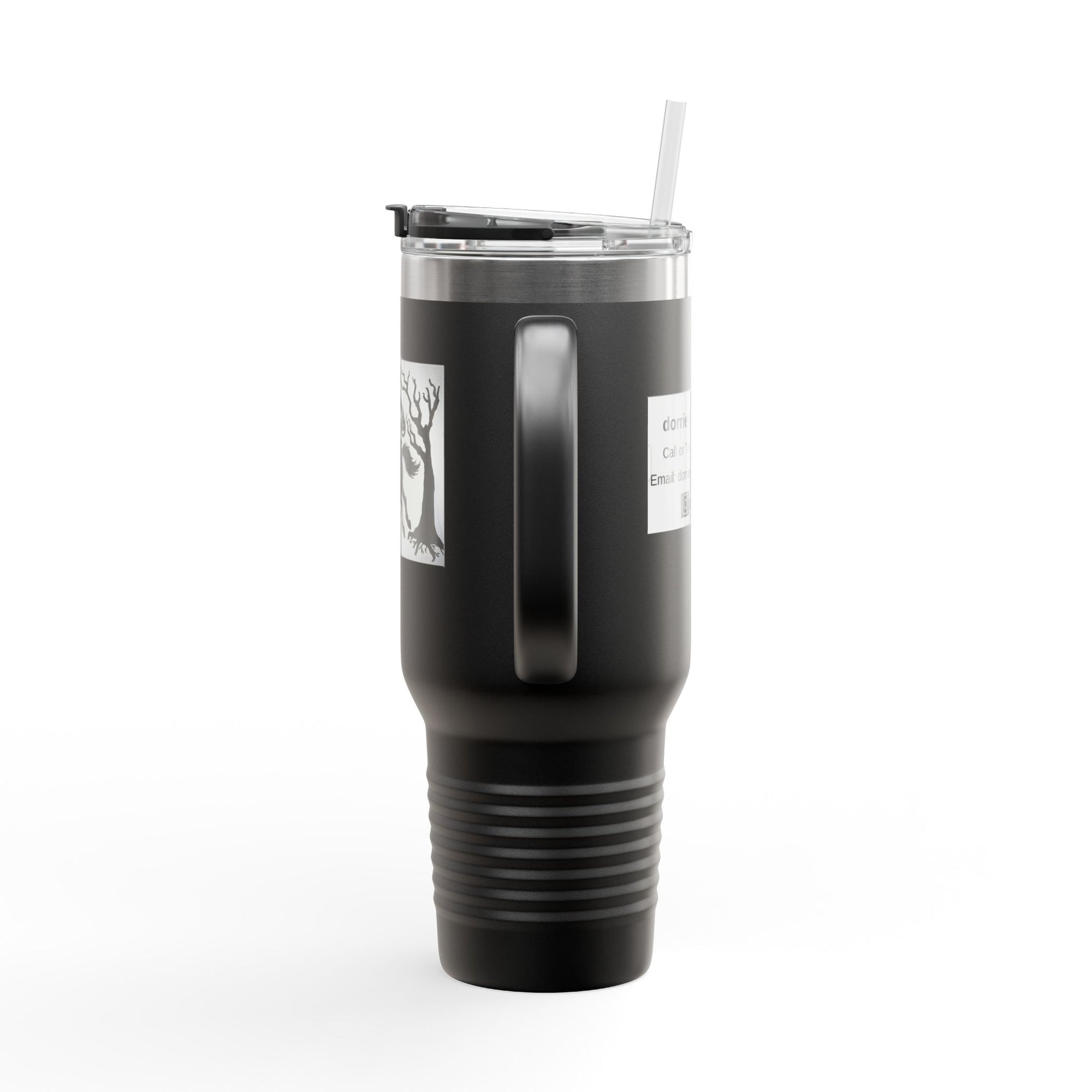 Spooky Ride Insulated Travel Mug, Perfect for Halloween Parties, Road Trips, Gift for Horse Lovers, Eco-Friendly Drinkware