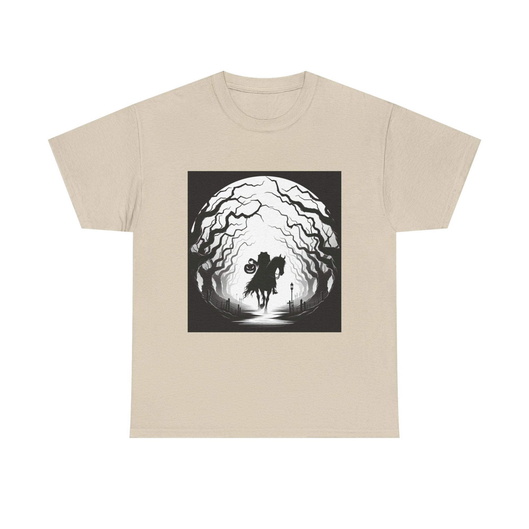 Dark Fantasy Unisex Heavy Cotton Tee, Graphic T-Shirt, Halloween Shirt, Gift for Gamers, Spooky Tee, Casual Wear