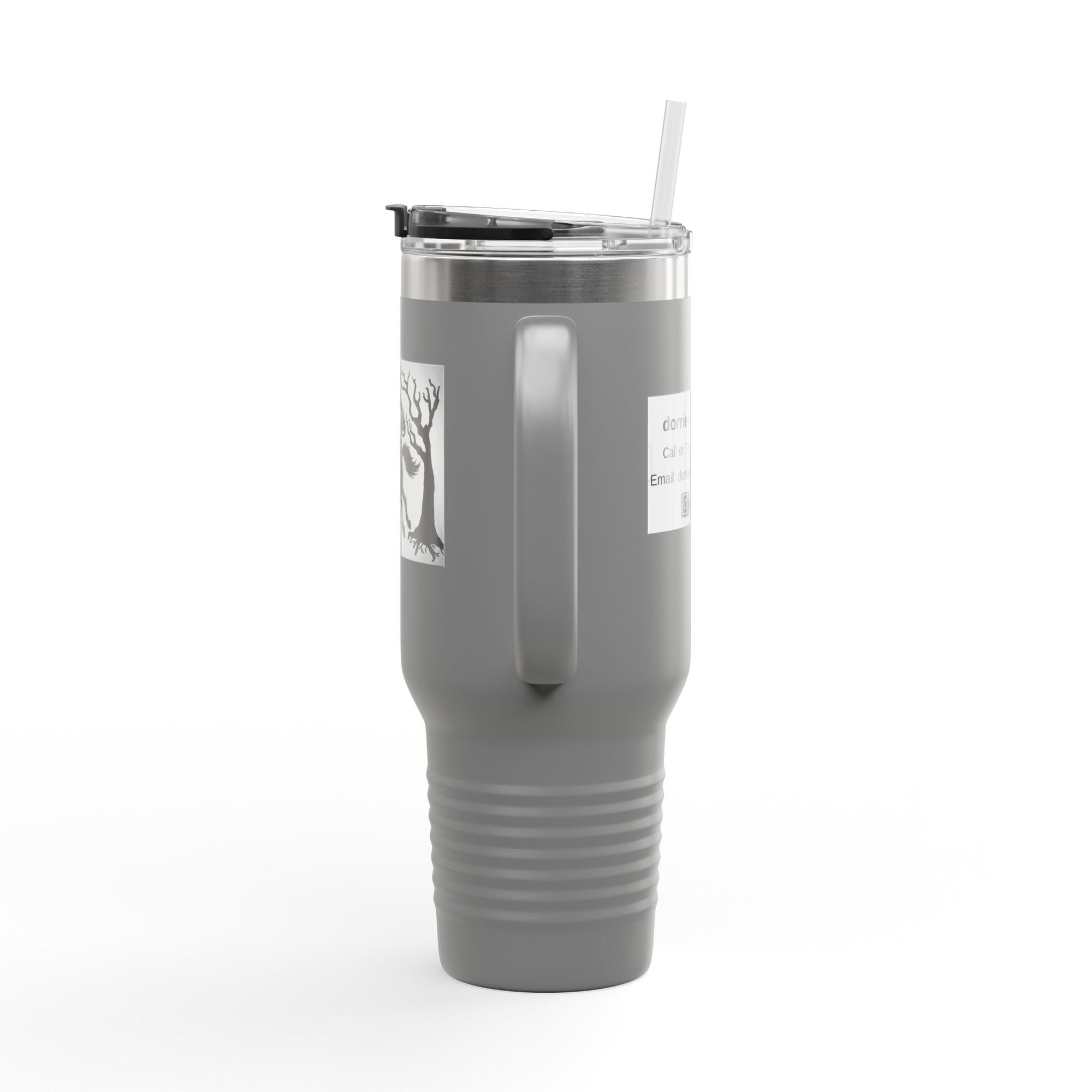 Spooky Ride Insulated Travel Mug, Perfect for Halloween Parties, Road Trips, Gift for Horse Lovers, Eco-Friendly Drinkware