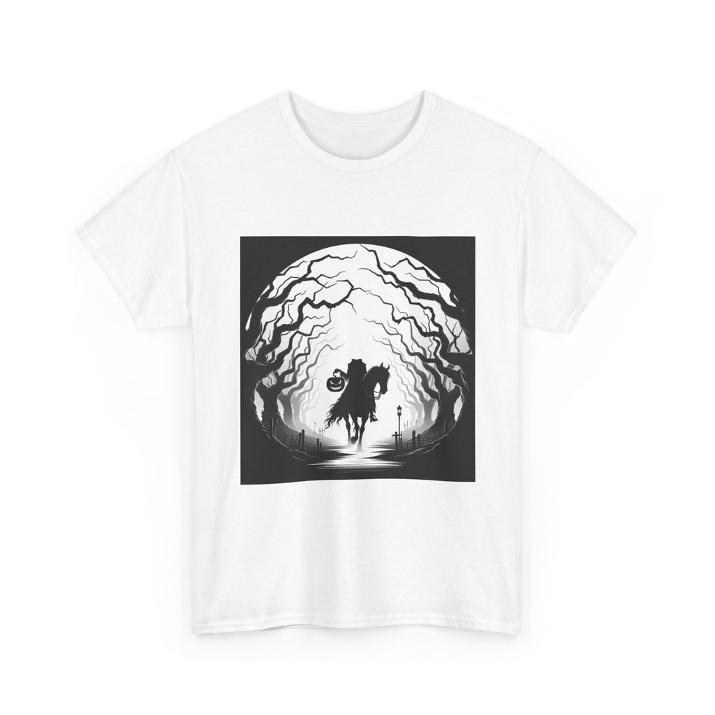 Dark Fantasy Unisex Heavy Cotton Tee, Graphic T-Shirt, Halloween Shirt, Gift for Gamers, Spooky Tee, Casual Wear