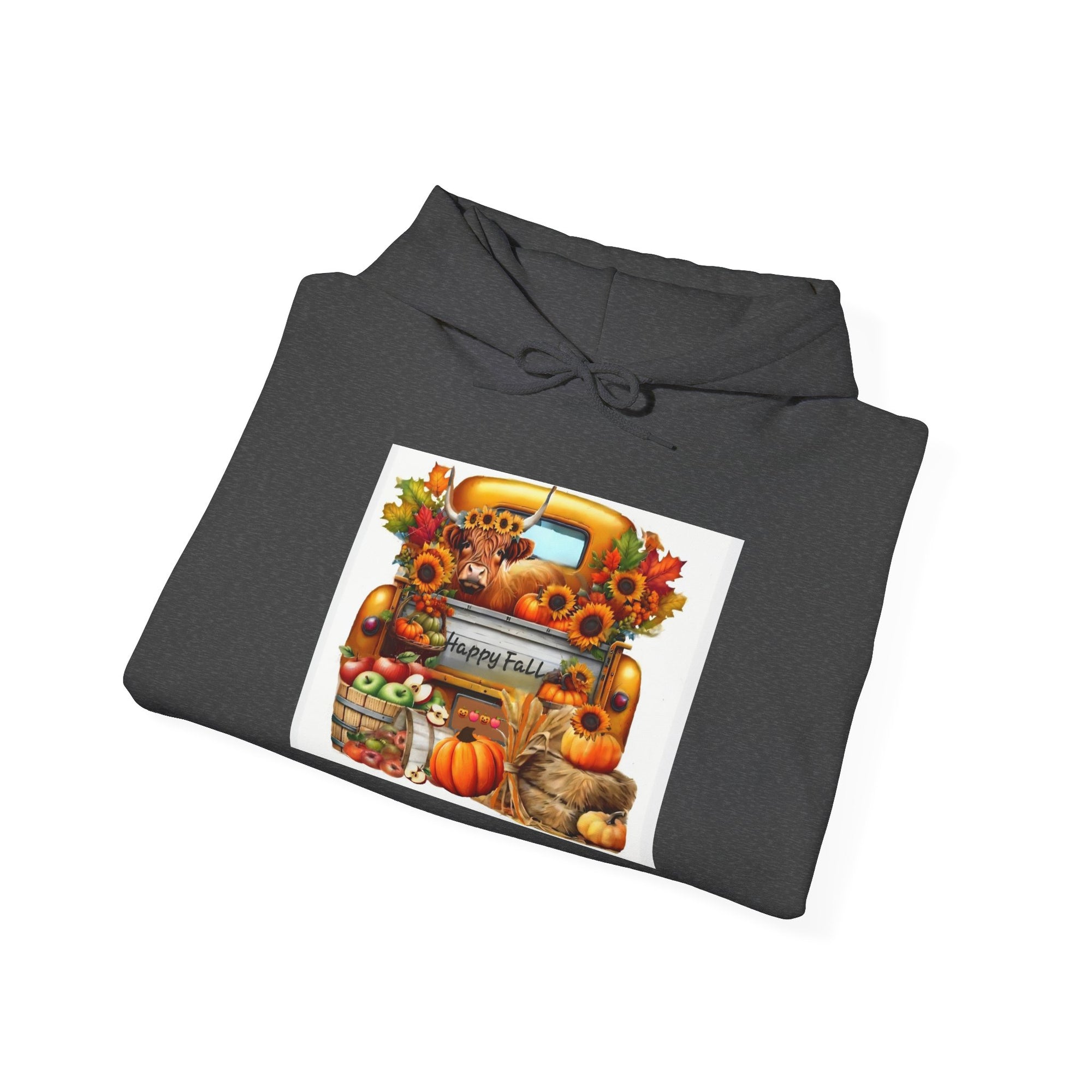 Autumn Harvest Hoodie, Cozy Fall Sweatshirt, Thanksgiving Gift, Pumpkin Patch Apparel, Unisex Hooded Sweatshirt