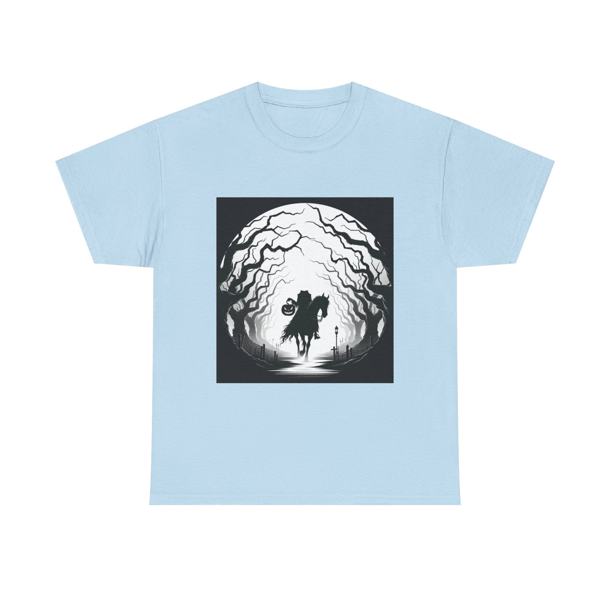 Dark Fantasy Unisex Heavy Cotton Tee, Graphic T-Shirt, Halloween Shirt, Gift for Gamers, Spooky Tee, Casual Wear