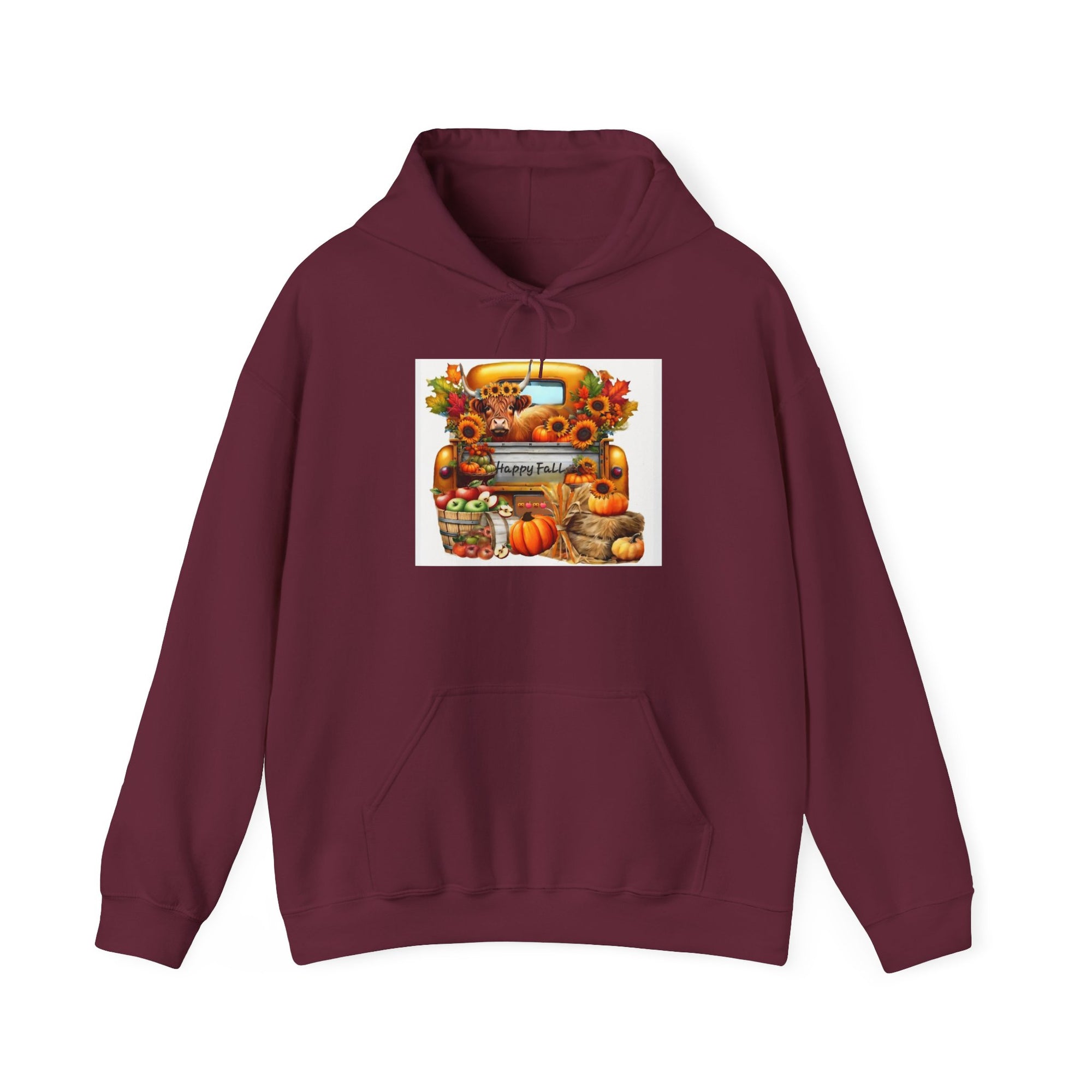 Autumn Harvest Hoodie, Cozy Fall Sweatshirt, Thanksgiving Gift, Pumpkin Patch Apparel, Unisex Hooded Sweatshirt