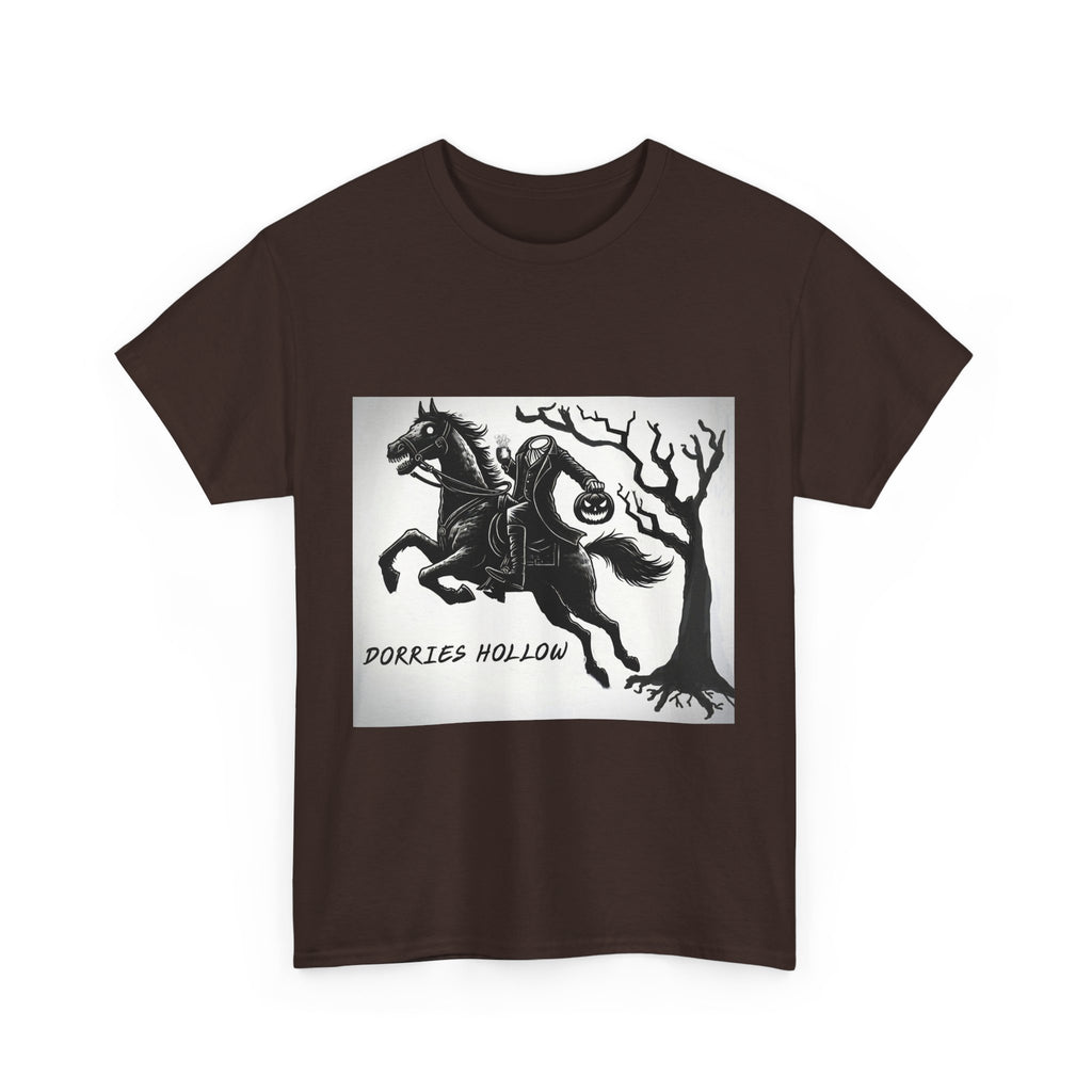 Spooky Adventure Tee - Horseman Design, Halloween Shirt, Unisex Cotton Tee, Eerie Vibe, Fall Fashion, Gift for Halloween Lovers
