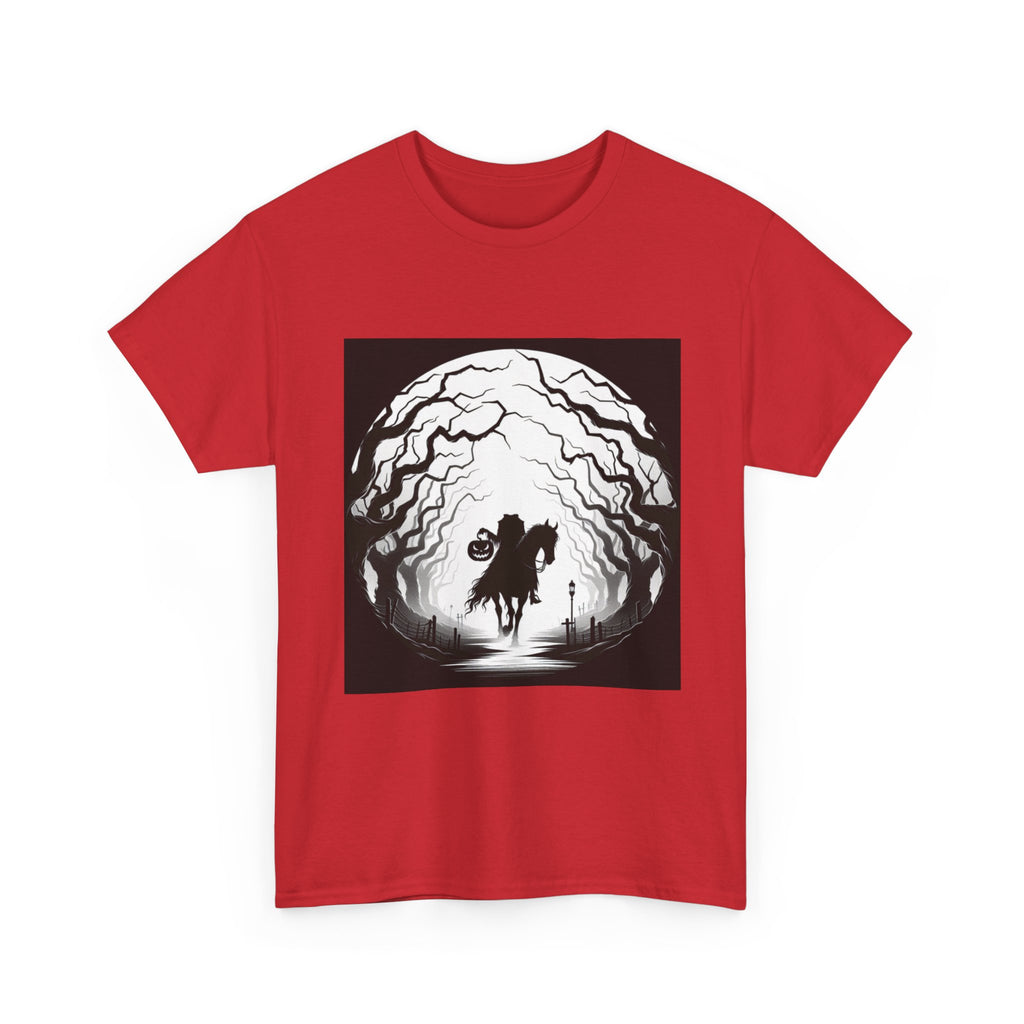 Dark Fantasy Unisex Heavy Cotton Tee, Graphic T-Shirt, Halloween Shirt, Gift for Gamers, Spooky Tee, Casual Wear