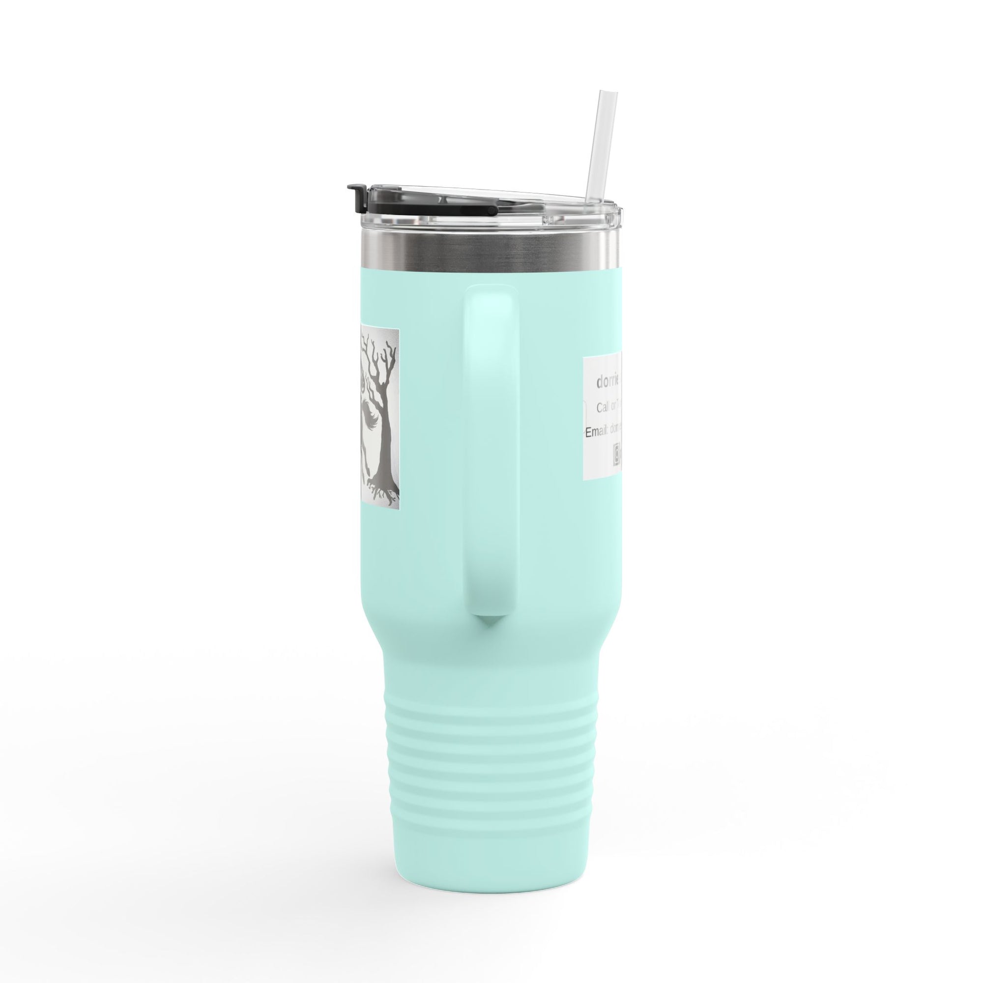 Spooky Ride Insulated Travel Mug, Perfect for Halloween Parties, Road Trips, Gift for Horse Lovers, Eco-Friendly Drinkware