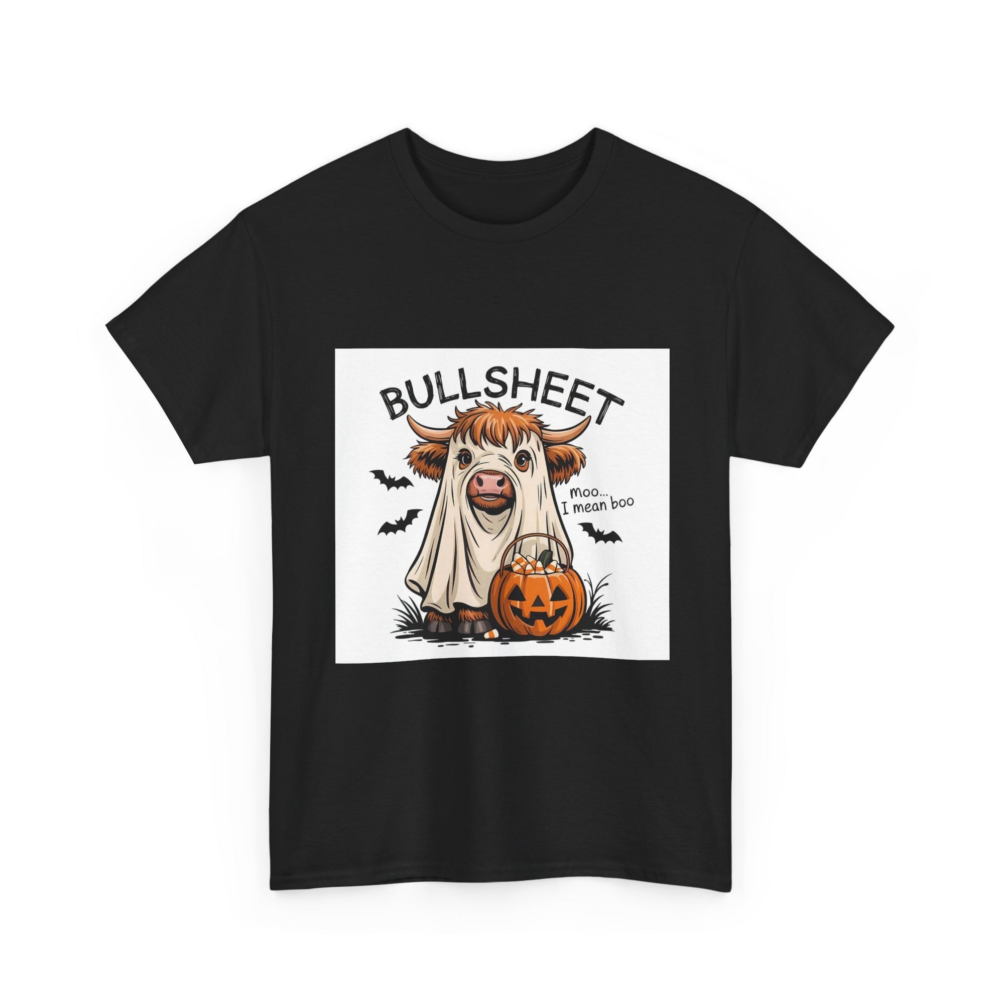 Halloween Cow T-Shirt | Cute Unisex Tee for Fall Festivities | Perfect for Halloween Parties, Trick or Treat, Farm Lovers