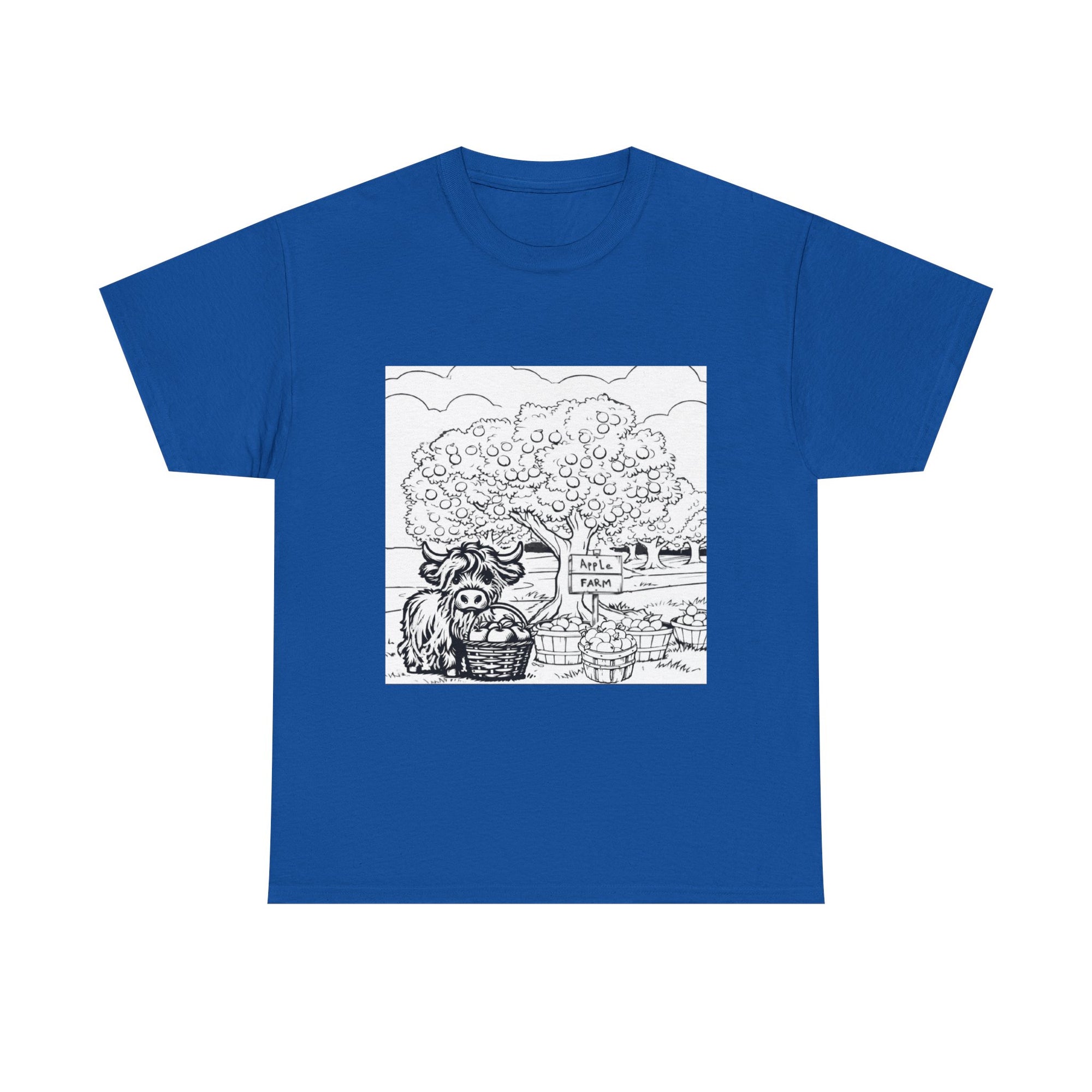 Whimsical Farm Life Tee, Casual Graphic Tee for Animal Lovers, Unisex Cotton Shirt for Summer