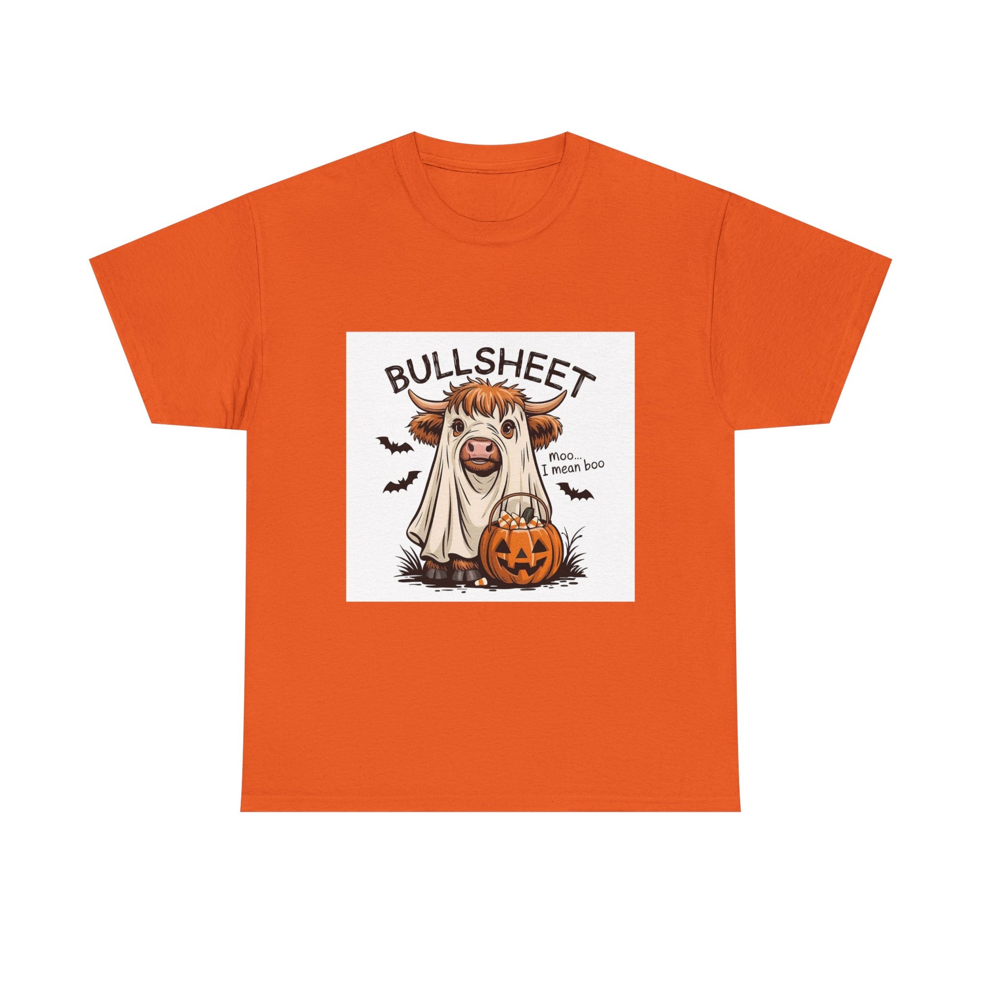 Halloween Cow T-Shirt | Cute Unisex Tee for Fall Festivities | Perfect for Halloween Parties, Trick or Treat, Farm Lovers