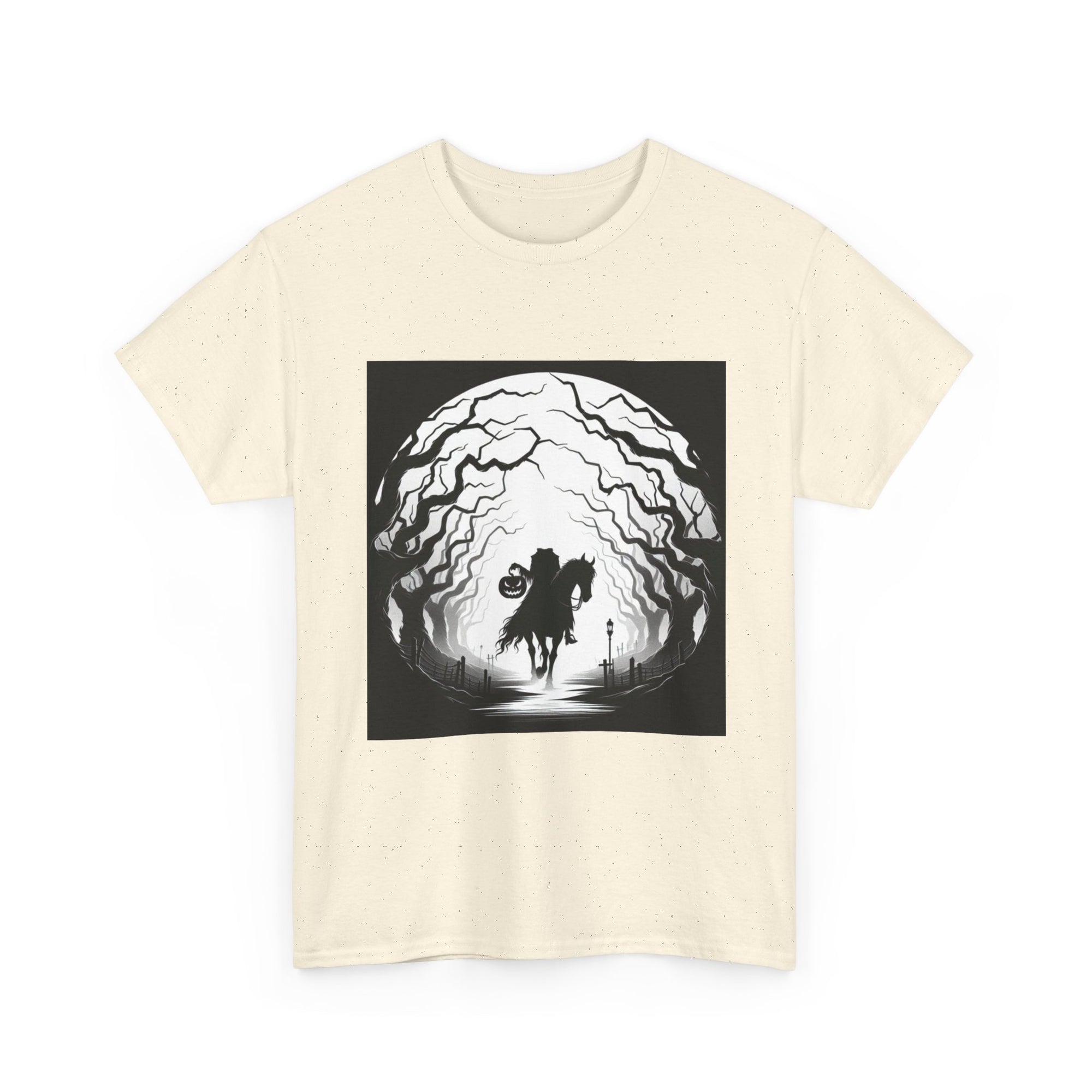 Dark Fantasy Unisex Heavy Cotton Tee, Graphic T-Shirt, Halloween Shirt, Gift for Gamers, Spooky Tee, Casual Wear
