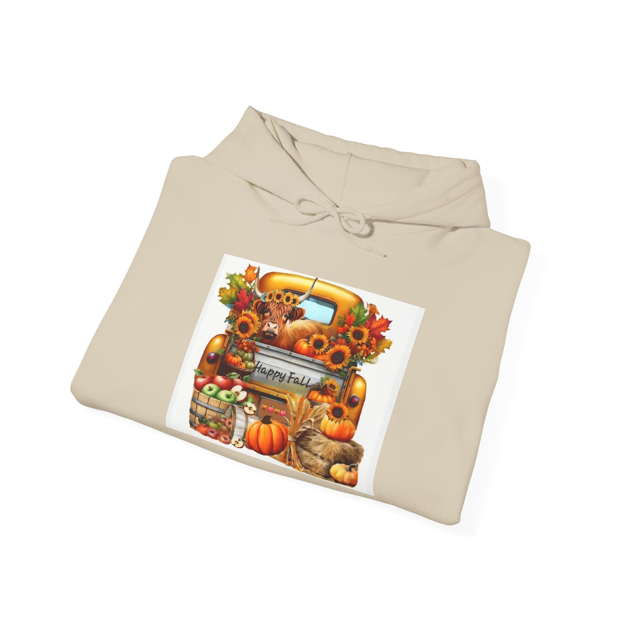 Autumn Harvest Hoodie, Cozy Fall Sweatshirt, Thanksgiving Gift, Pumpkin Patch Apparel, Unisex Hooded Sweatshirt