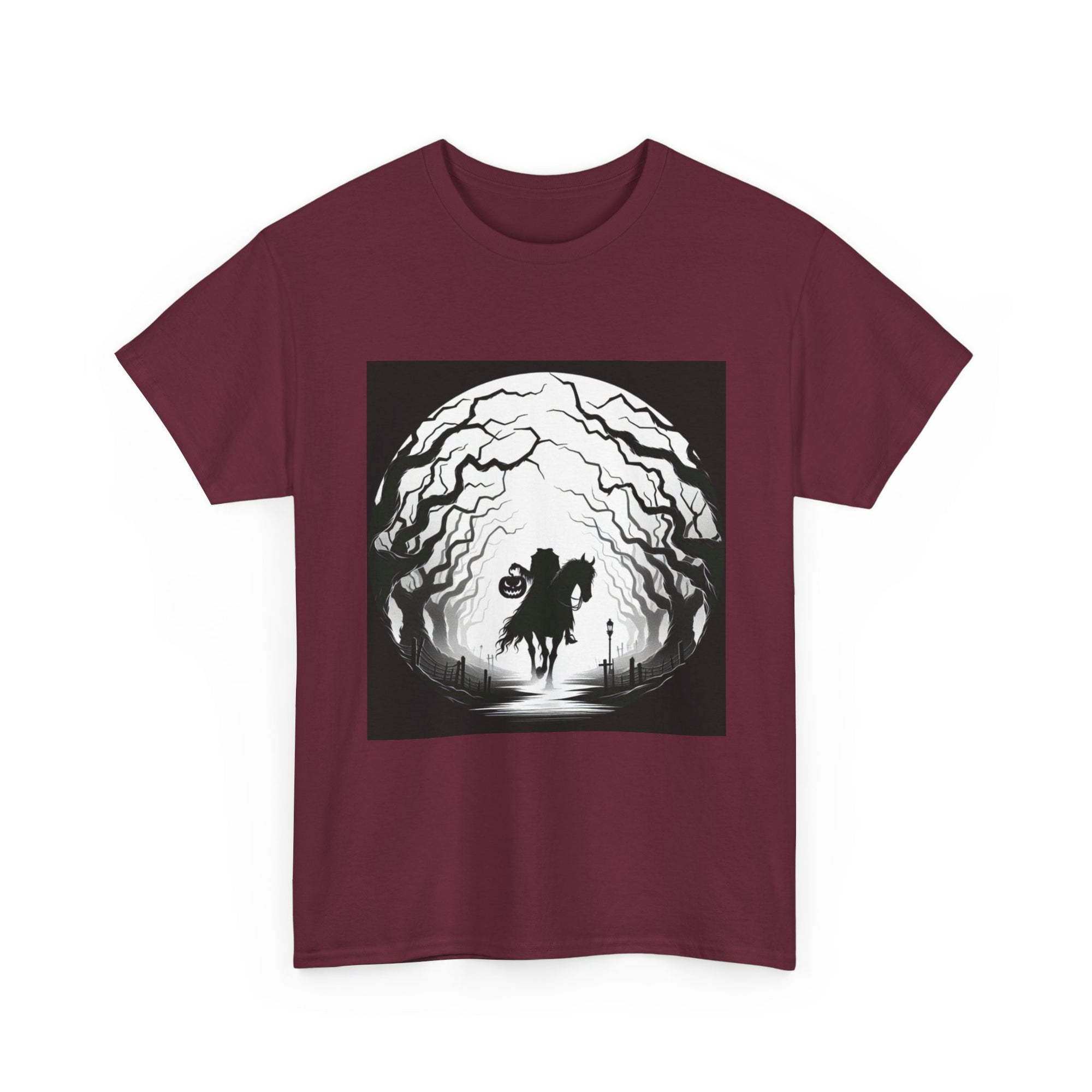 Dark Fantasy Unisex Heavy Cotton Tee, Graphic T-Shirt, Halloween Shirt, Gift for Gamers, Spooky Tee, Casual Wear