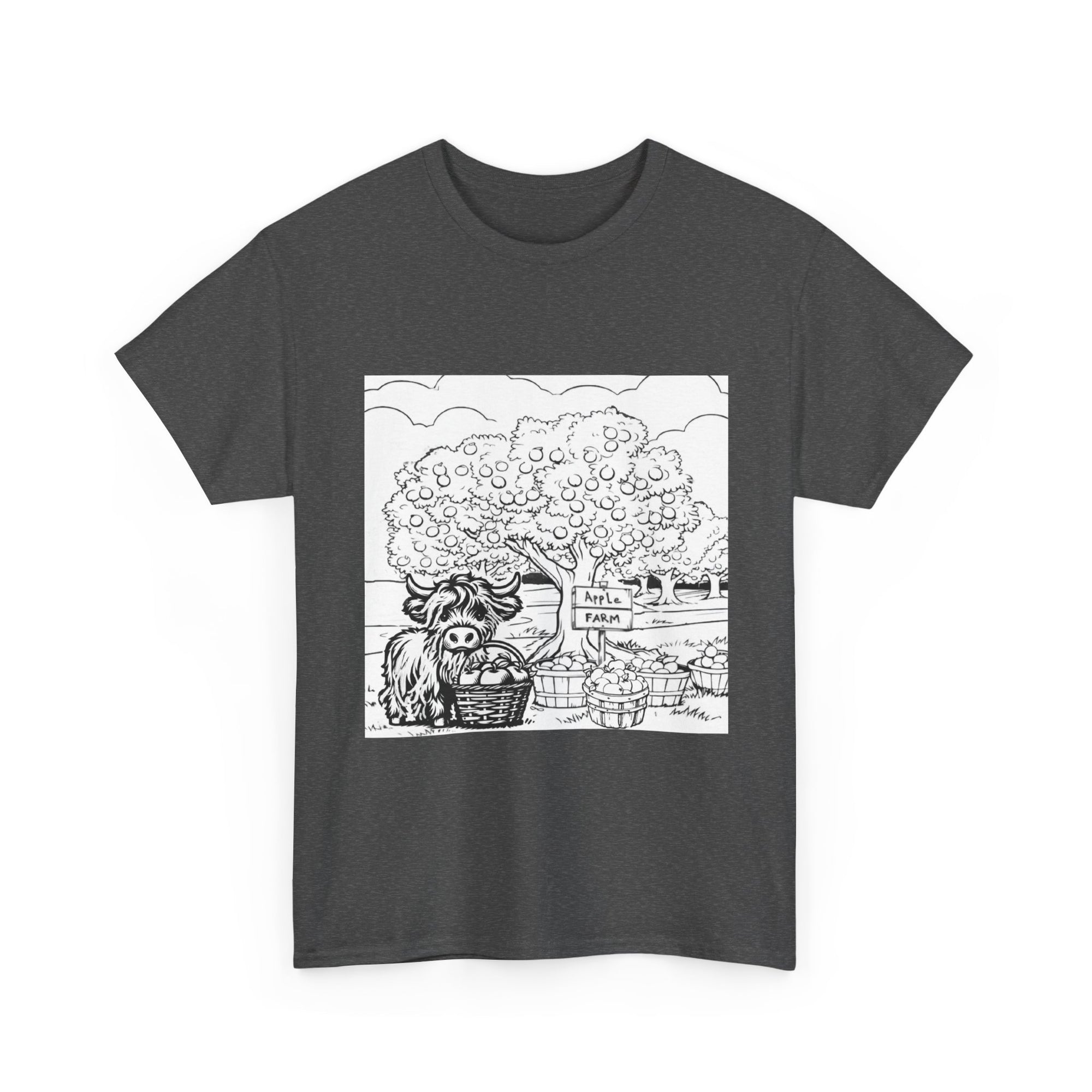 Whimsical Farm Life Tee, Casual Graphic Tee for Animal Lovers, Unisex Cotton Shirt for Summer