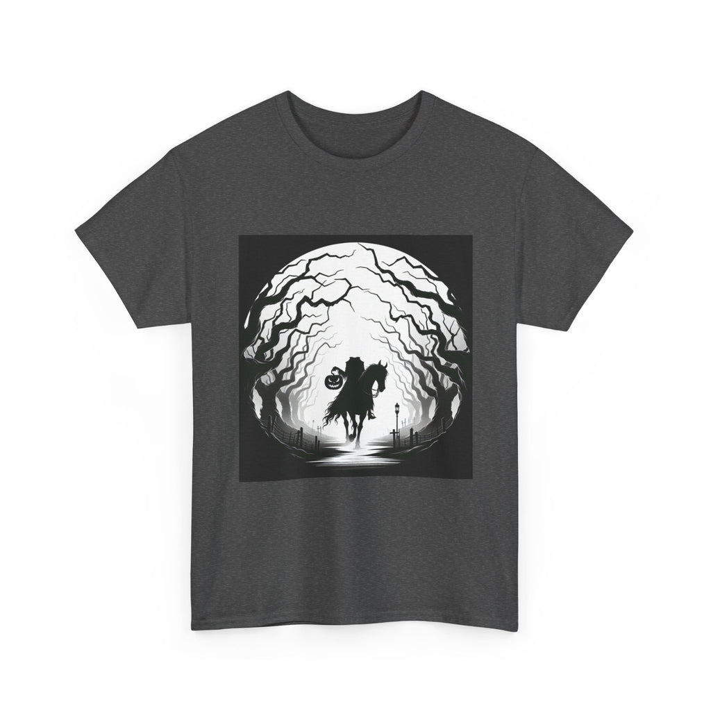 Dark Fantasy Unisex Heavy Cotton Tee, Graphic T-Shirt, Halloween Shirt, Gift for Gamers, Spooky Tee, Casual Wear