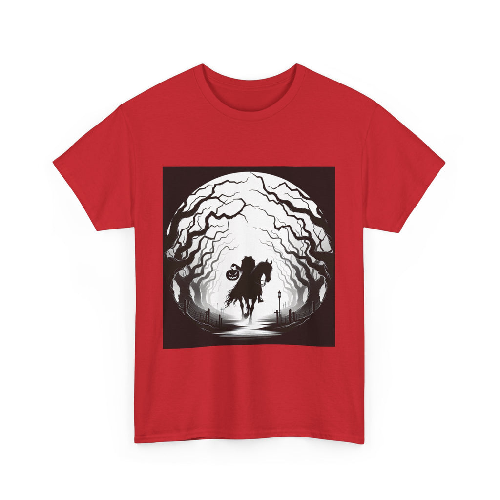 Dark Fantasy Unisex Heavy Cotton Tee, Graphic T-Shirt, Halloween Shirt, Gift for Gamers, Spooky Tee, Casual Wear