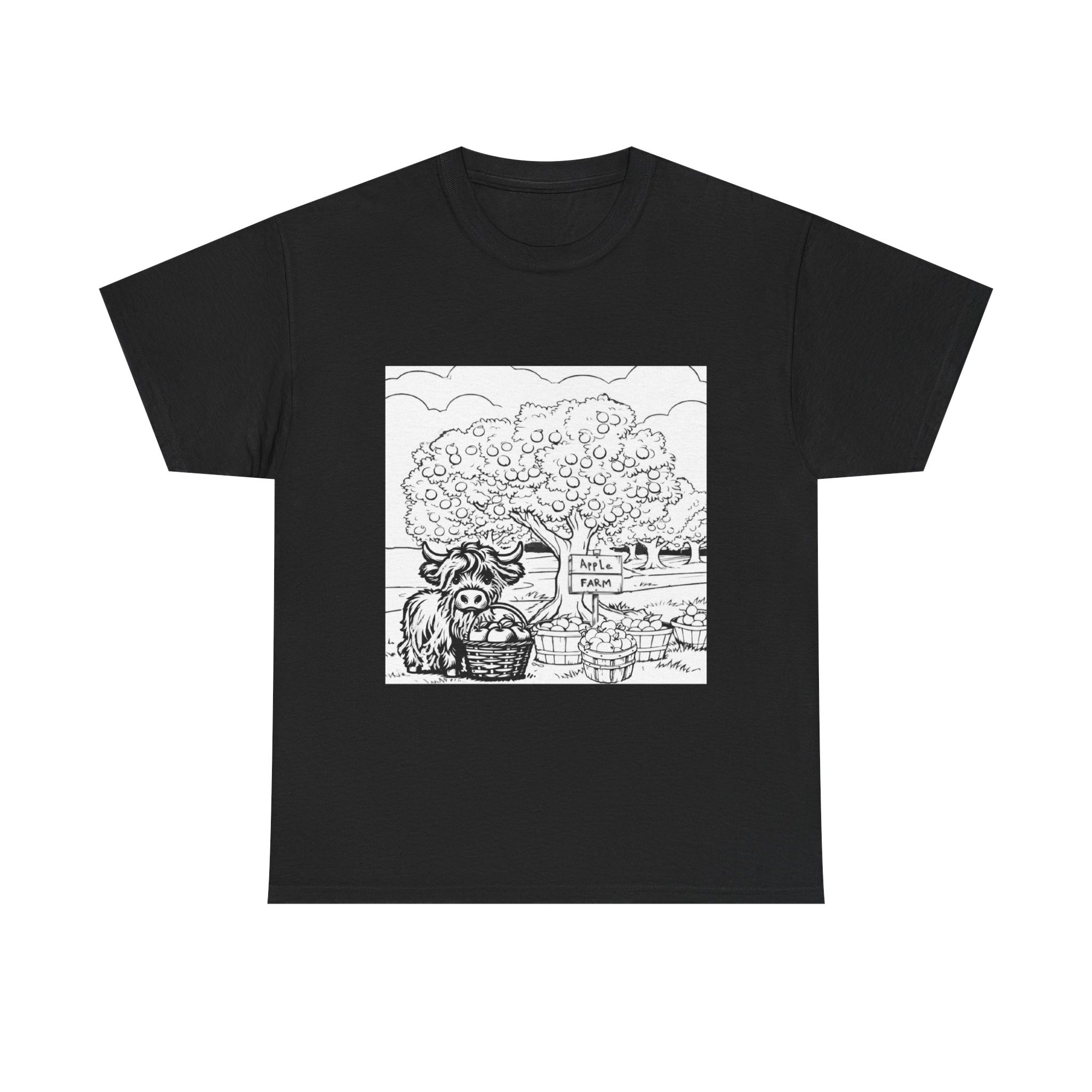 Whimsical Farm Life Tee, Casual Graphic Tee for Animal Lovers, Unisex Cotton Shirt for Summer