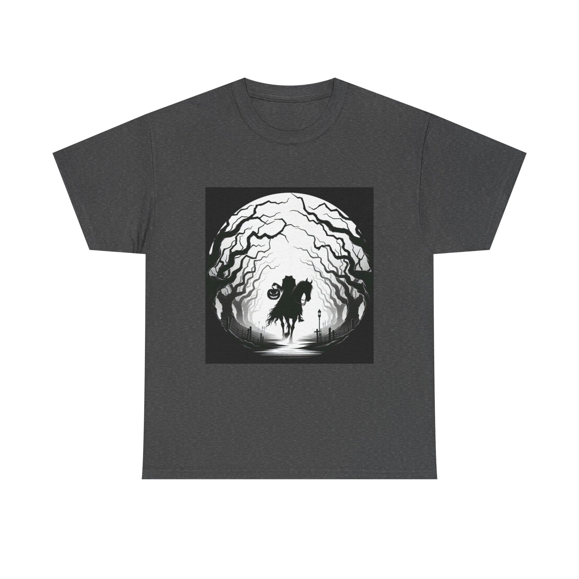 Dark Fantasy Unisex Heavy Cotton Tee, Graphic T-Shirt, Halloween Shirt, Gift for Gamers, Spooky Tee, Casual Wear