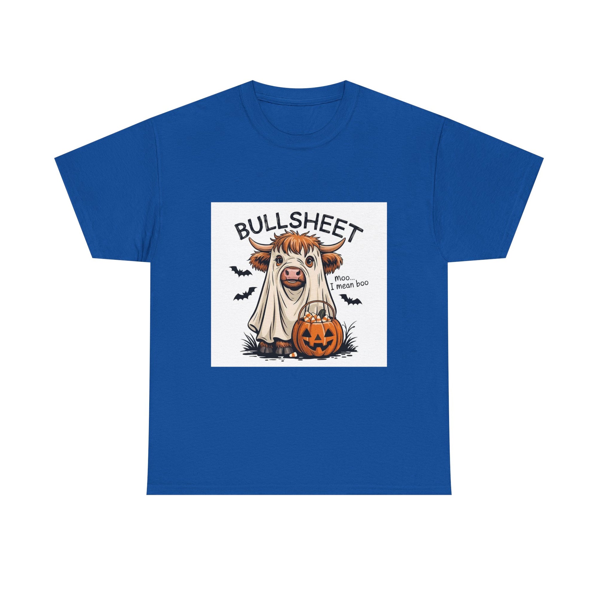 Halloween Cow T-Shirt | Cute Unisex Tee for Fall Festivities | Perfect for Halloween Parties, Trick or Treat, Farm Lovers