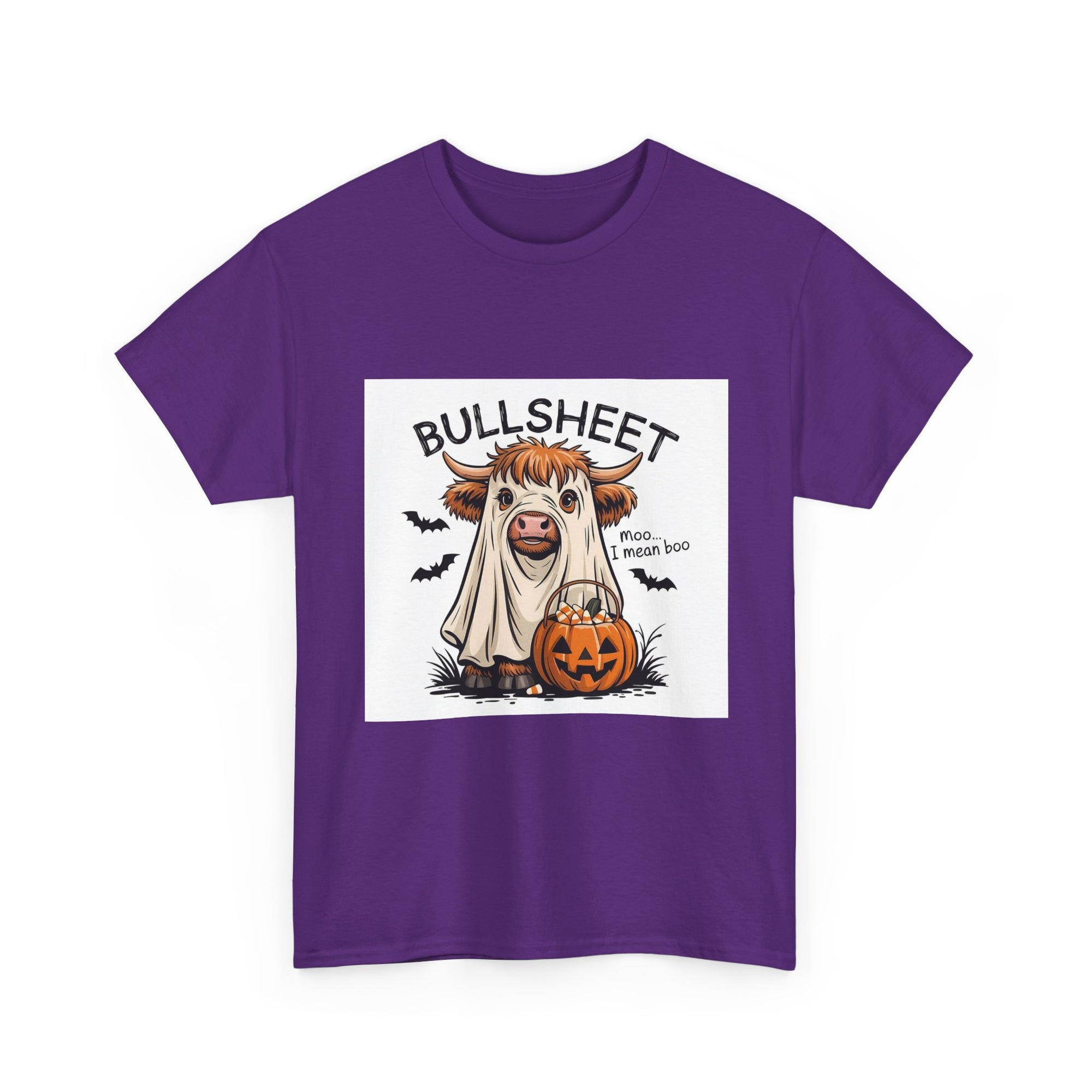 Halloween Cow T-Shirt | Cute Unisex Tee for Fall Festivities | Perfect for Halloween Parties, Trick or Treat, Farm Lovers