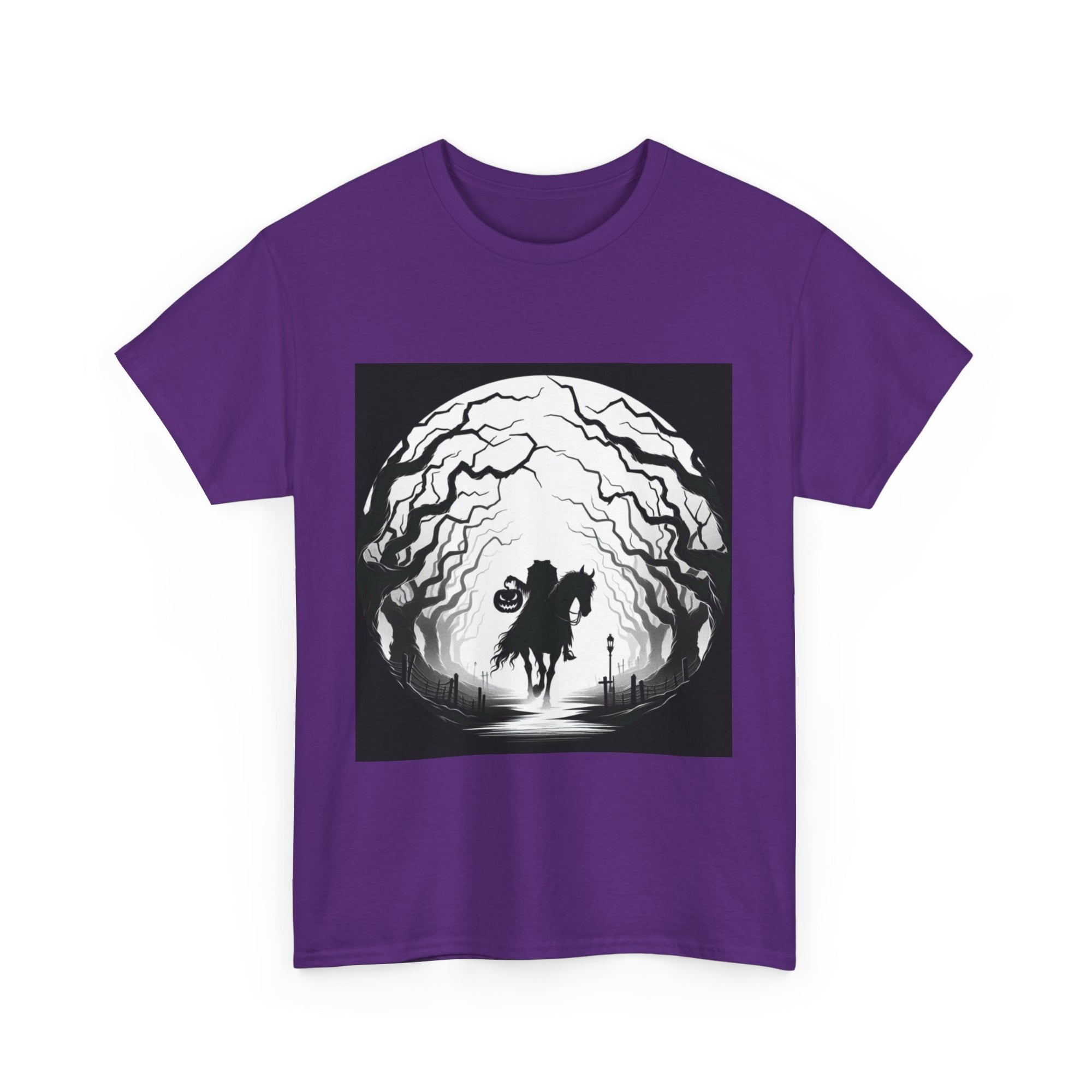 Dark Fantasy Unisex Heavy Cotton Tee, Graphic T-Shirt, Halloween Shirt, Gift for Gamers, Spooky Tee, Casual Wear