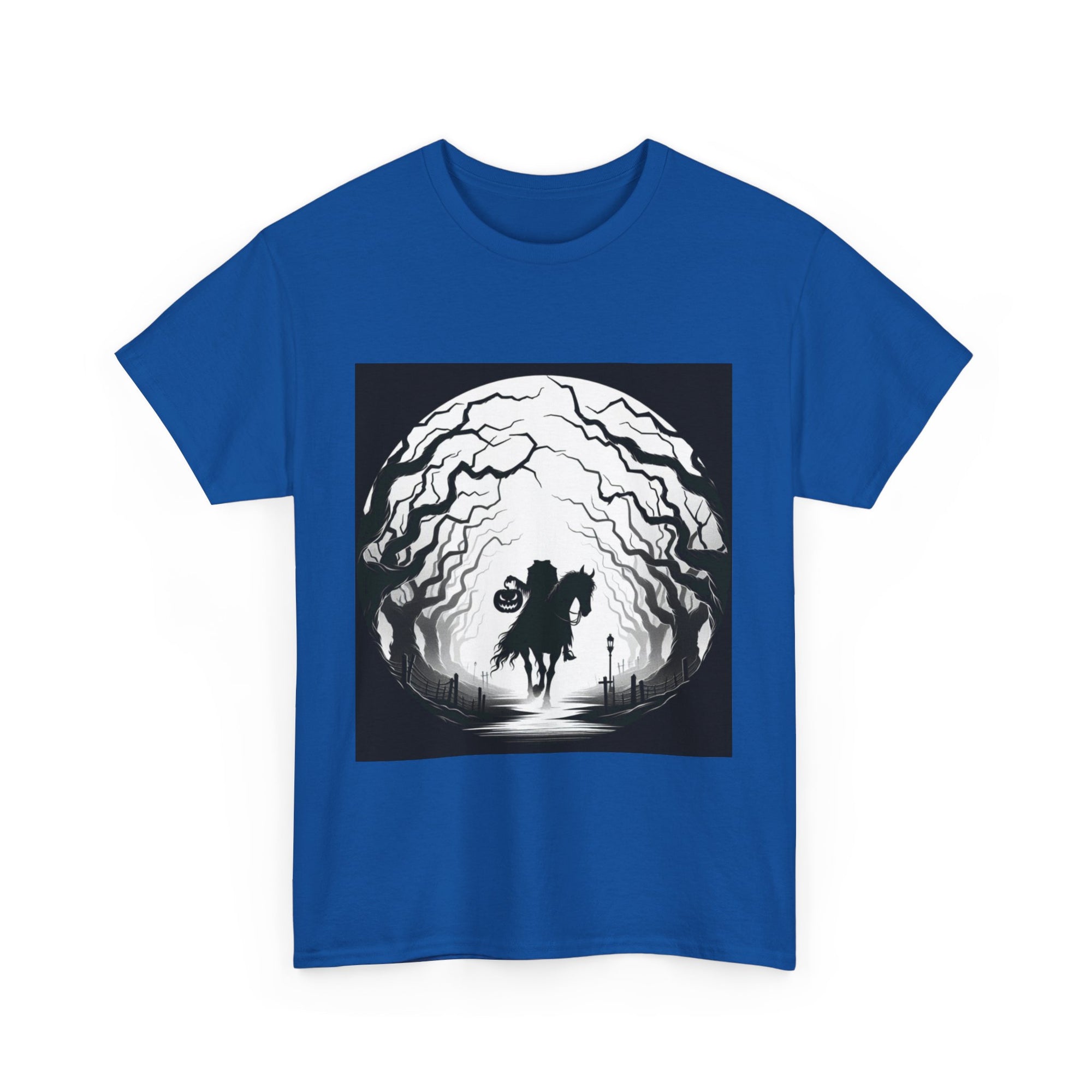 Dark Fantasy Unisex Heavy Cotton Tee, Graphic T-Shirt, Halloween Shirt, Gift for Gamers, Spooky Tee, Casual Wear