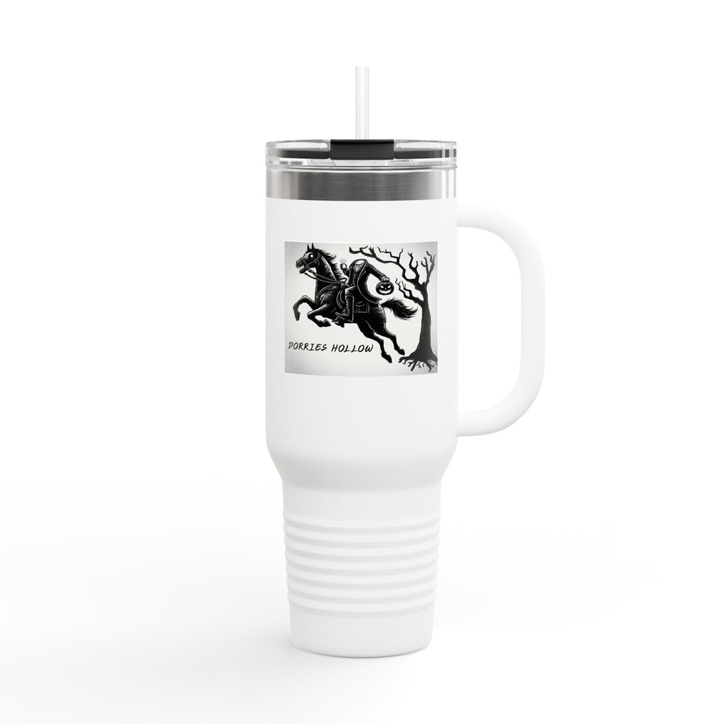 Spooky Ride Insulated Travel Mug, Perfect for Halloween Parties, Road Trips, Gift for Horse Lovers, Eco-Friendly Drinkware