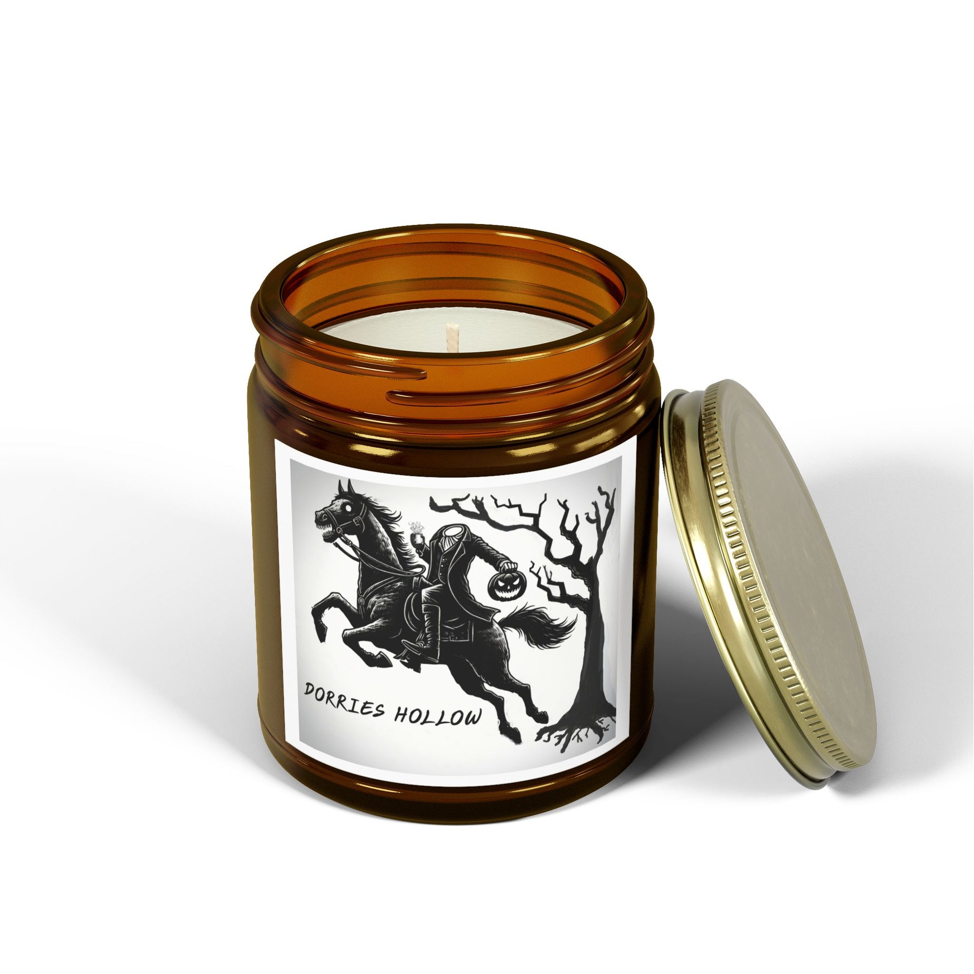 Eerie Scented Candle, Spooky Home Decor, Witchy Gift, Perfect for Halloween, Cozy Candlelight, Haunted Atmosphere