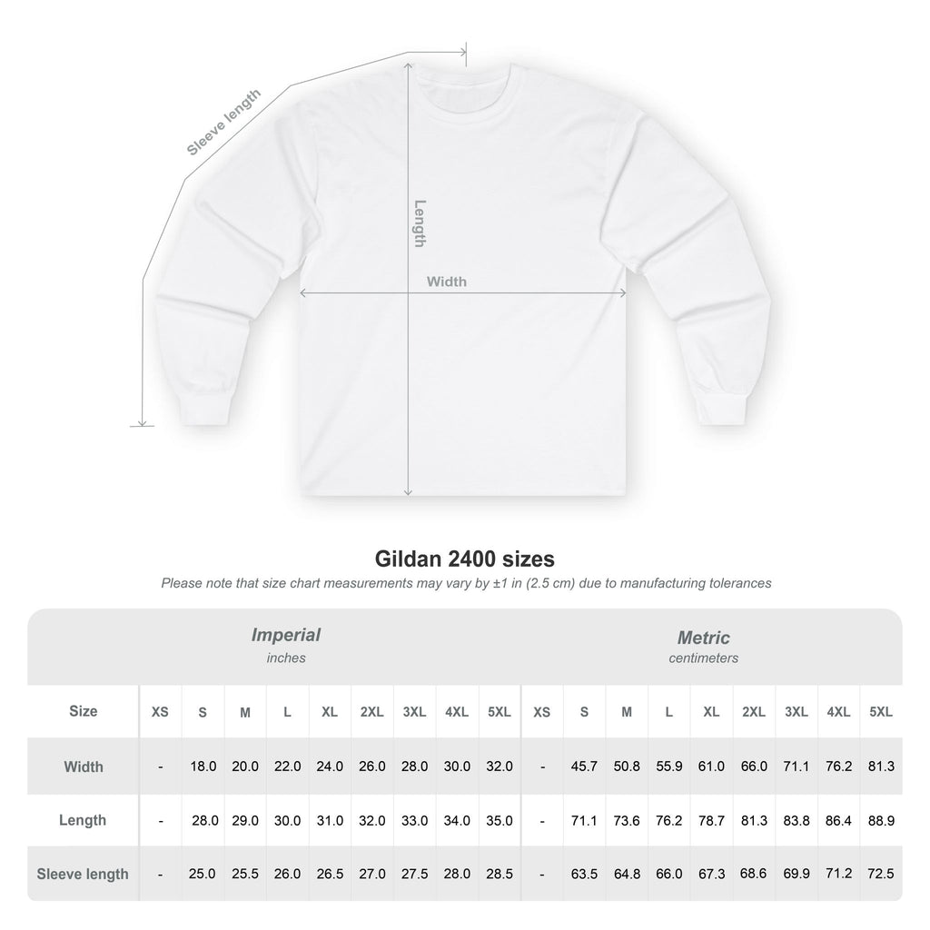 Long Sleeve Tee - Quirky Apparel for Dreamers, Halloween, Gift, Cozy Wear, Fun Statement Shirt
