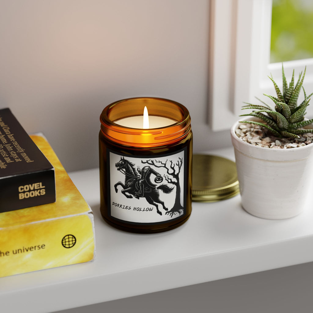 Eerie Scented Candle, Spooky Home Decor, Witchy Gift, Perfect for Halloween, Cozy Candlelight, Haunted Atmosphere
