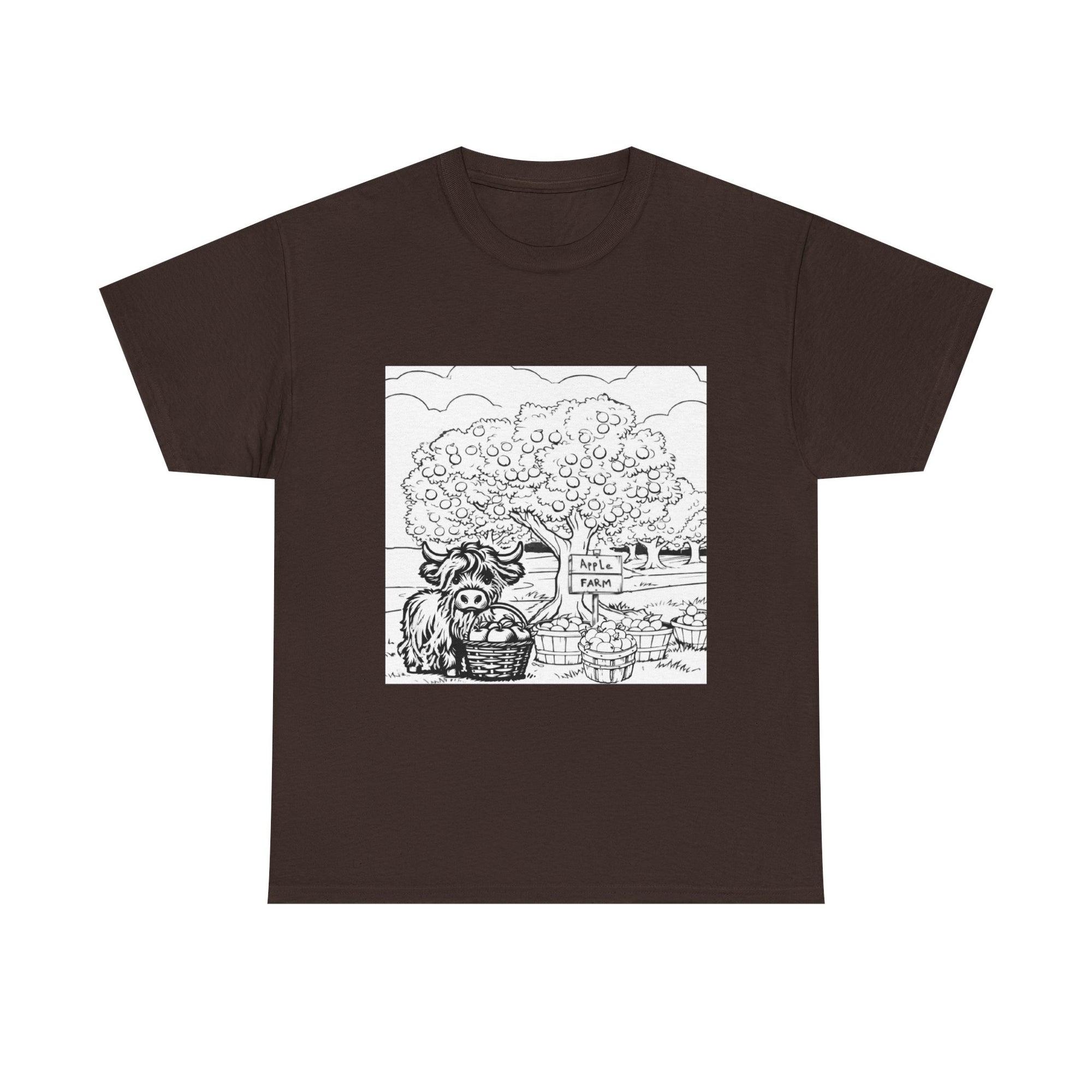 Whimsical Farm Life Tee, Casual Graphic Tee for Animal Lovers, Unisex Cotton Shirt for Summer