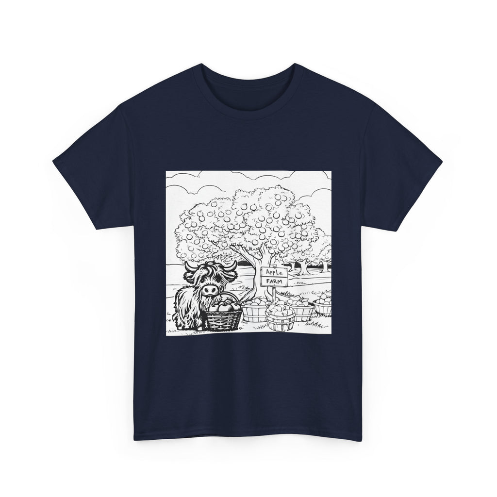 Whimsical Farm Life Tee, Casual Graphic Tee for Animal Lovers, Unisex Cotton Shirt for Summer
