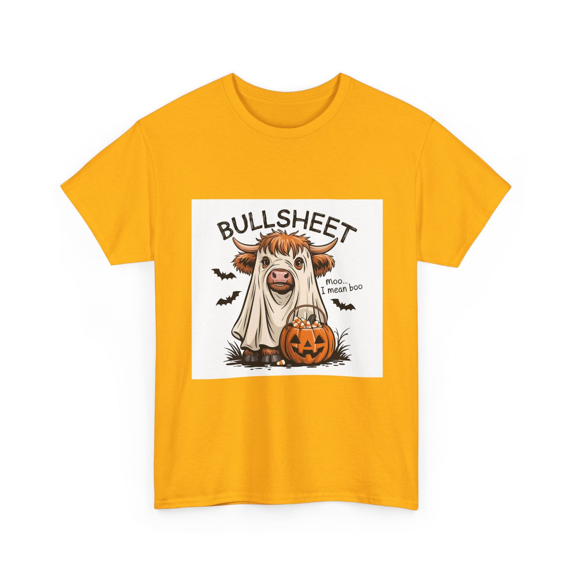Halloween Cow T-Shirt | Cute Unisex Tee for Fall Festivities | Perfect for Halloween Parties, Trick or Treat, Farm Lovers