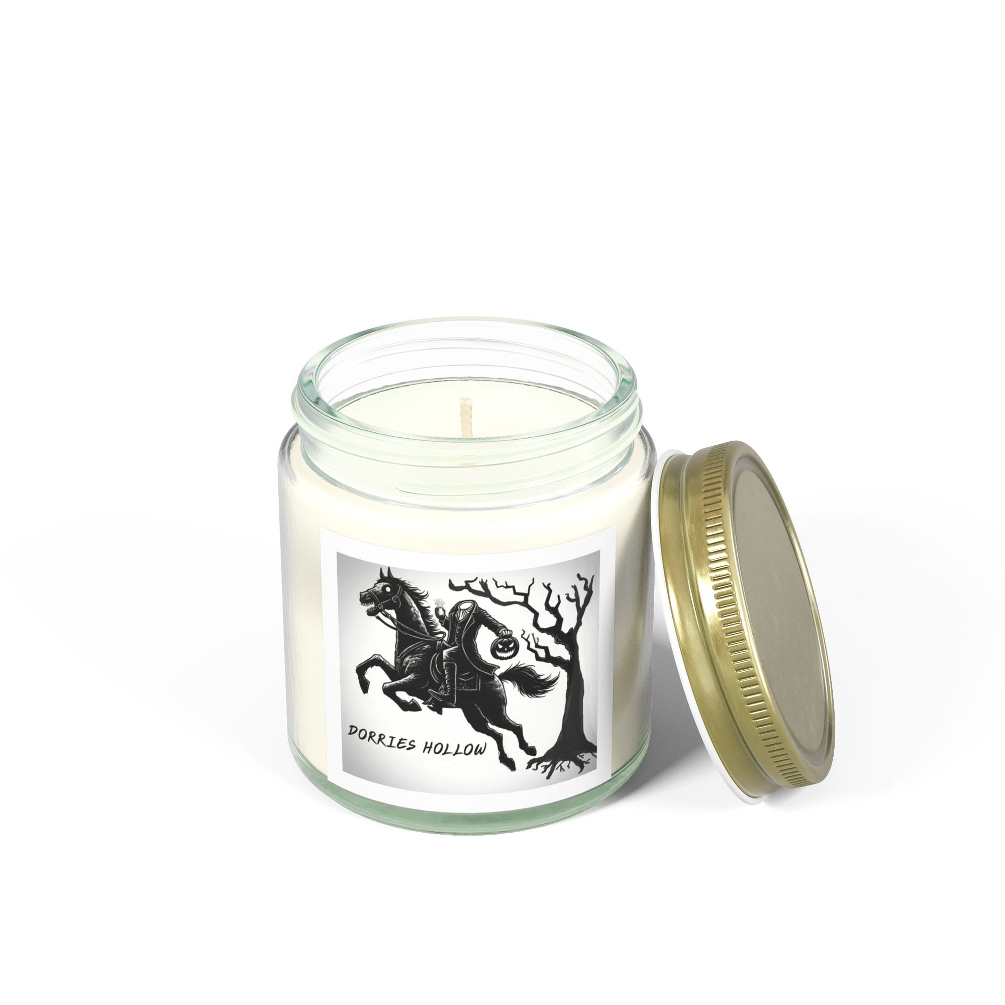 Eerie Scented Candle, Spooky Home Decor, Witchy Gift, Perfect for Halloween, Cozy Candlelight, Haunted Atmosphere